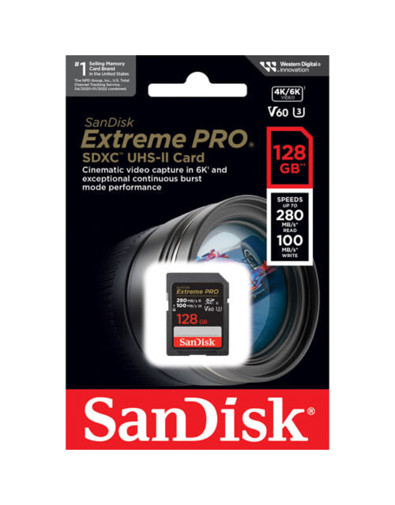 SanDisk 128GB Extreme PRO UHS-II SDXC Memory Card