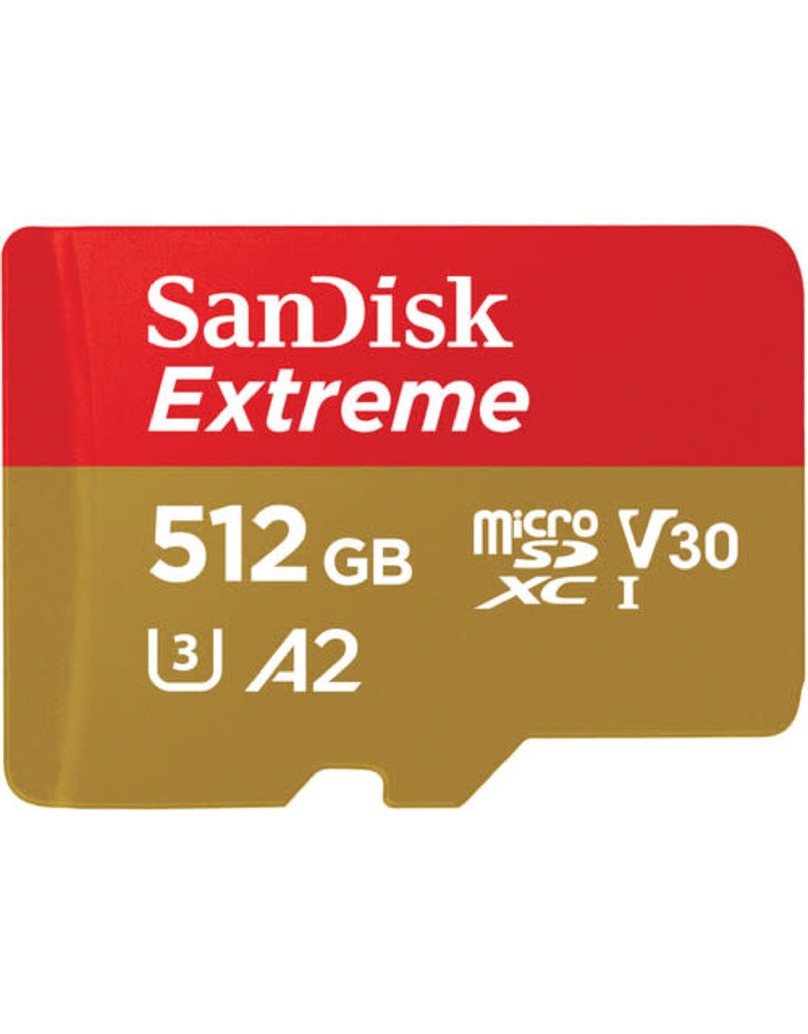 SanDisk 512GB Extreme UHS-I microSDXC Memory Card with SD Adapter