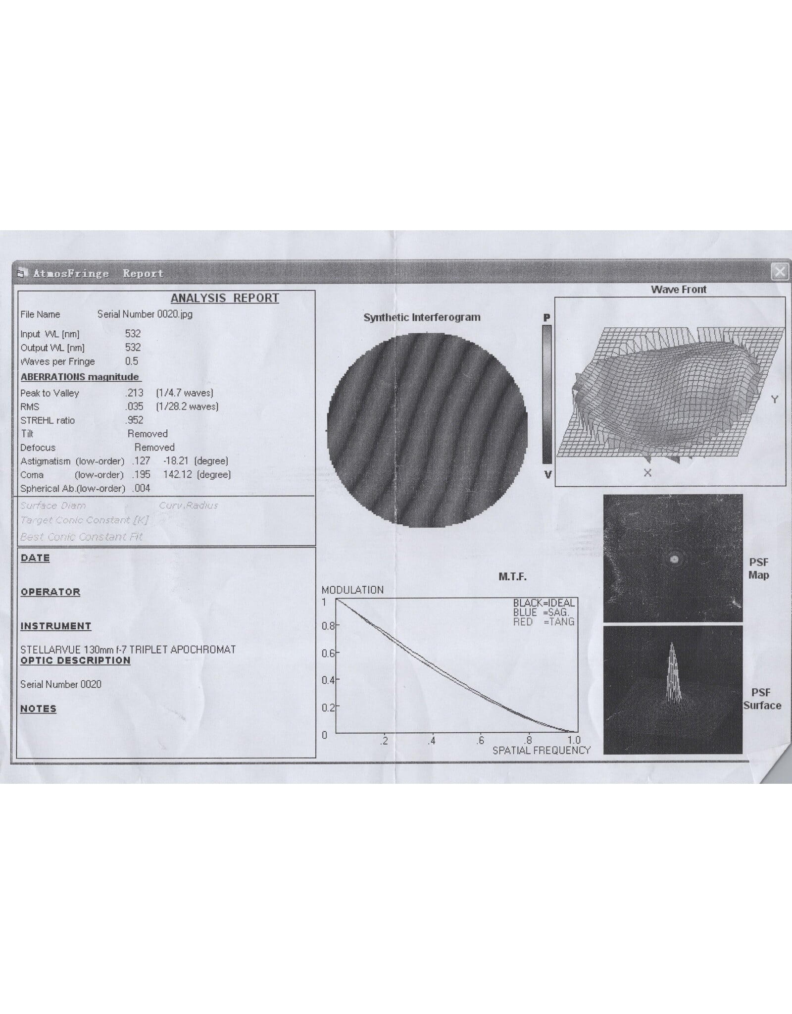 Stellarvue Stellarvue SVA130 EDT Apochromatic Refractor Optical Tube with Optec Focus Lynx Focuser & Hand Controller