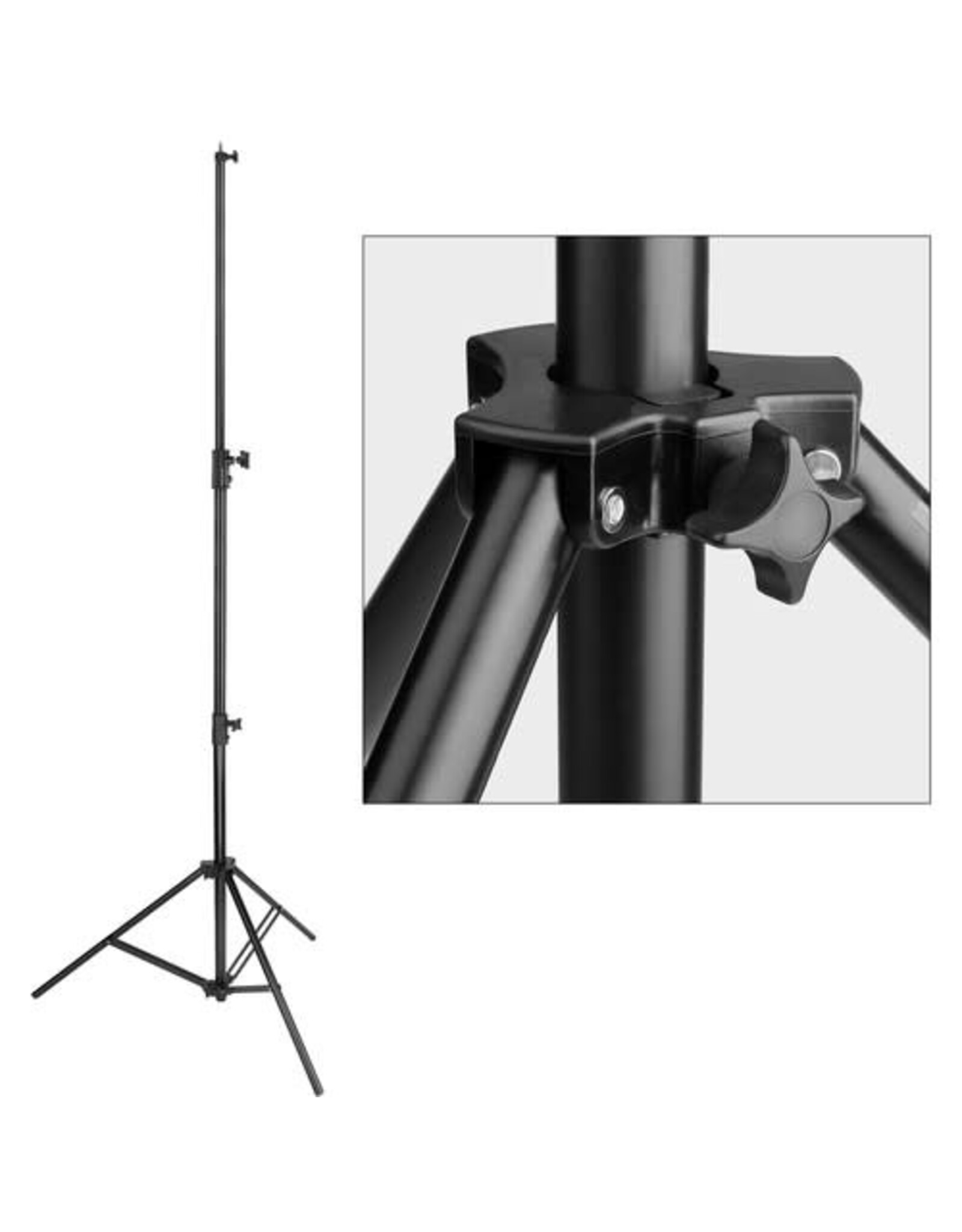 Impact Impact Heavy-Duty Air-Cushioned Light Stand (Black, 9.5')