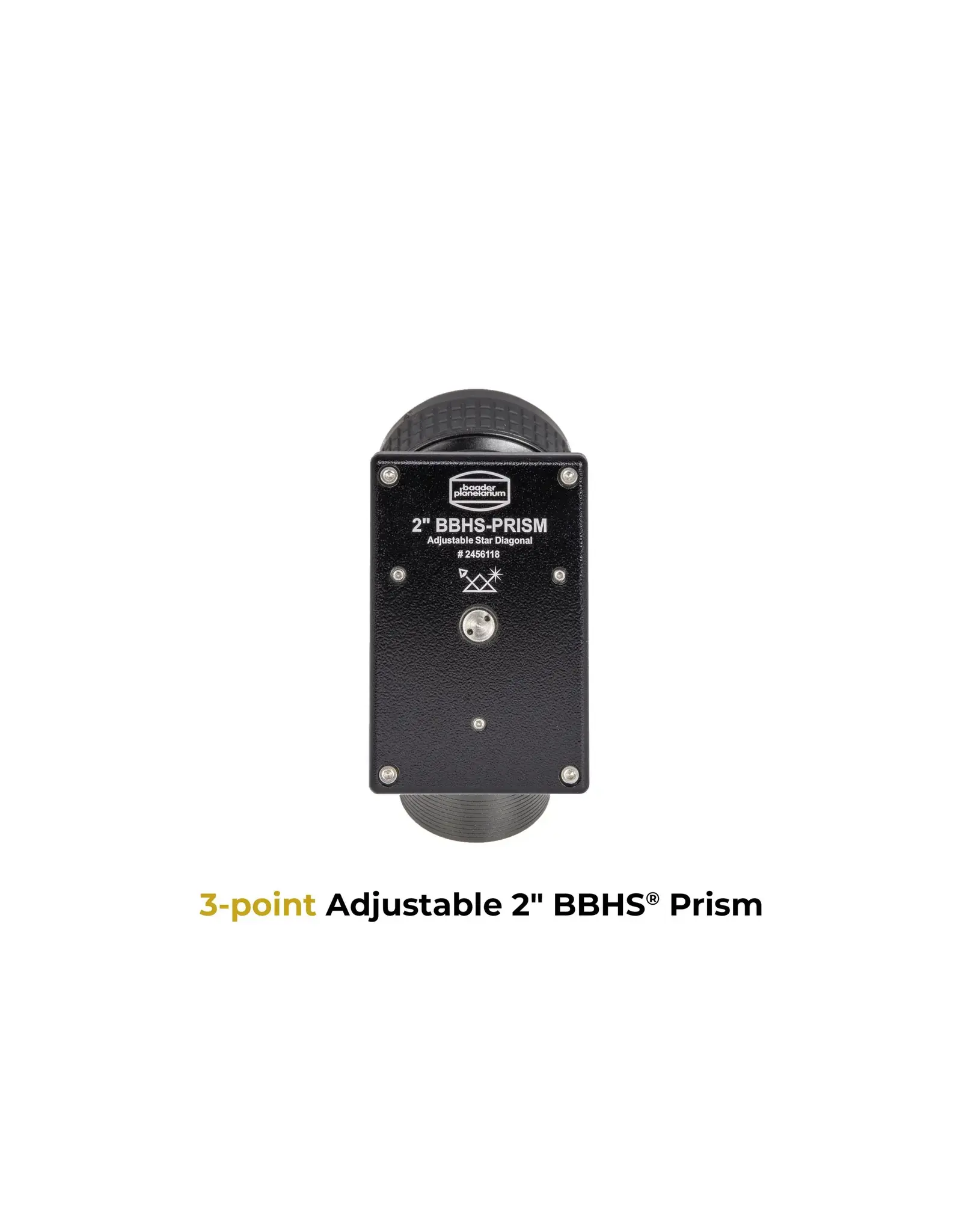 Baader Planetarium Baader 2" BBHS ® Prism Star Diagonal Prism with 2" ClickLock Clamp and adjustment function