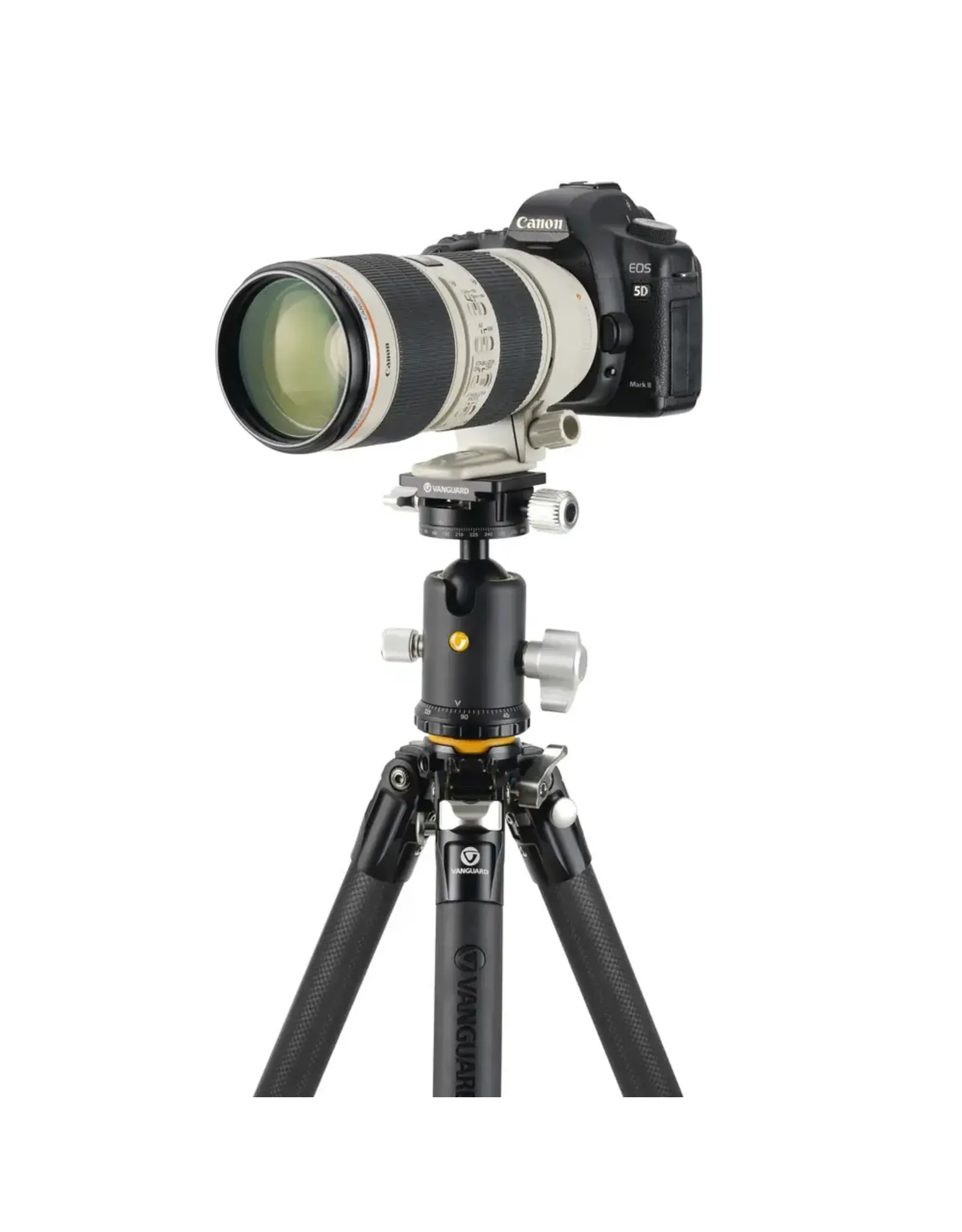 Vanguard Carbon Fiber Tripod with VEO BH-250S Ball Head, QS-62 V3