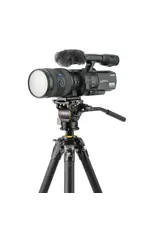 Vanguard Aluminum Video Tripod with VEO PV-14 Video Head with Counter Balance, QS-71P