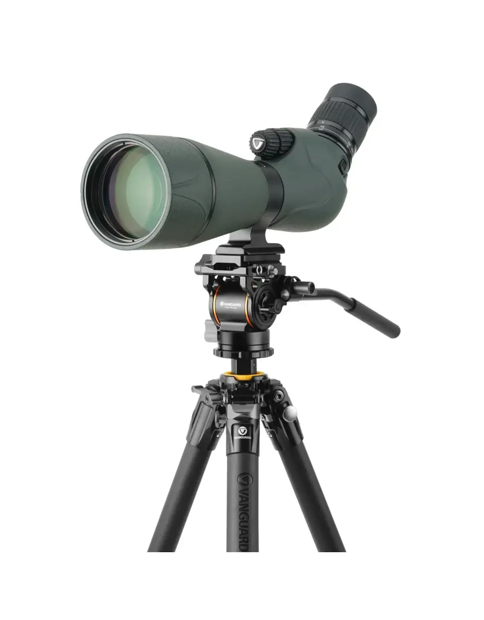 Vanguard Aluminum Video Tripod with VEO PV-14 Video Head with Counter Balance, QS-71P