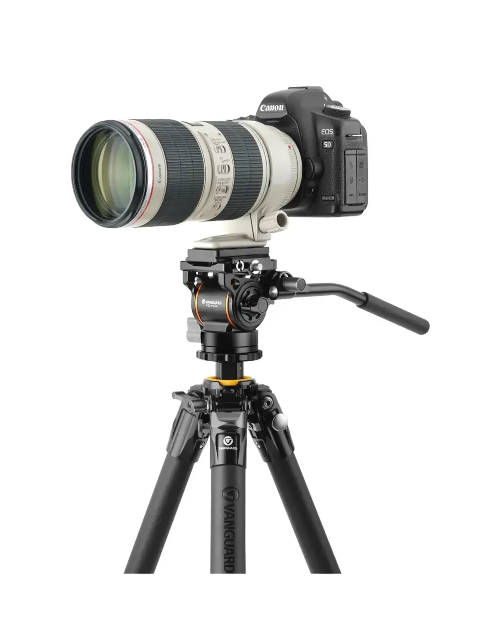 Vanguard Aluminum Video Tripod with VEO PV-14 Video Head with Counter Balance, QS-71P