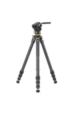 Vanguard Carbon FIber Video Tripod with VEO PV-14 Video Head with Counter Balance, QS-71P