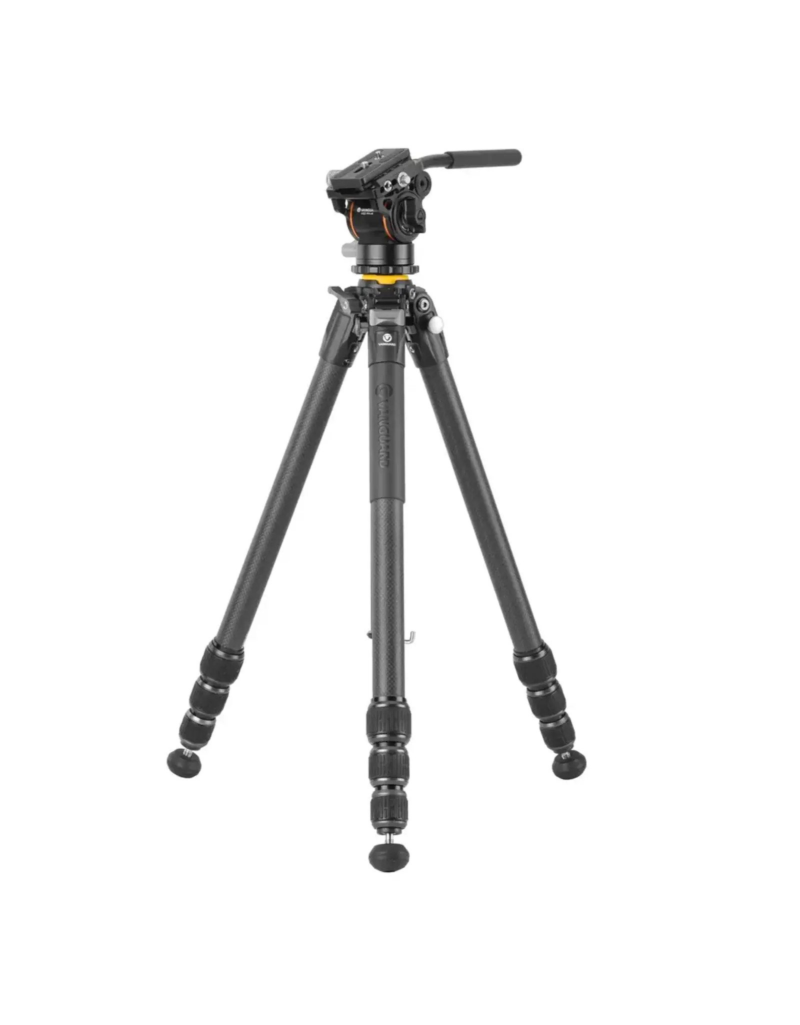 Vanguard Carbon FIber Video Tripod with VEO PV-14 Video Head with Counter Balance, QS-71P