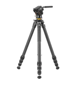 Vanguard Carbon FIber Video Tripod with VEO PV-14 Video Head with Counter Balance, QS-71P