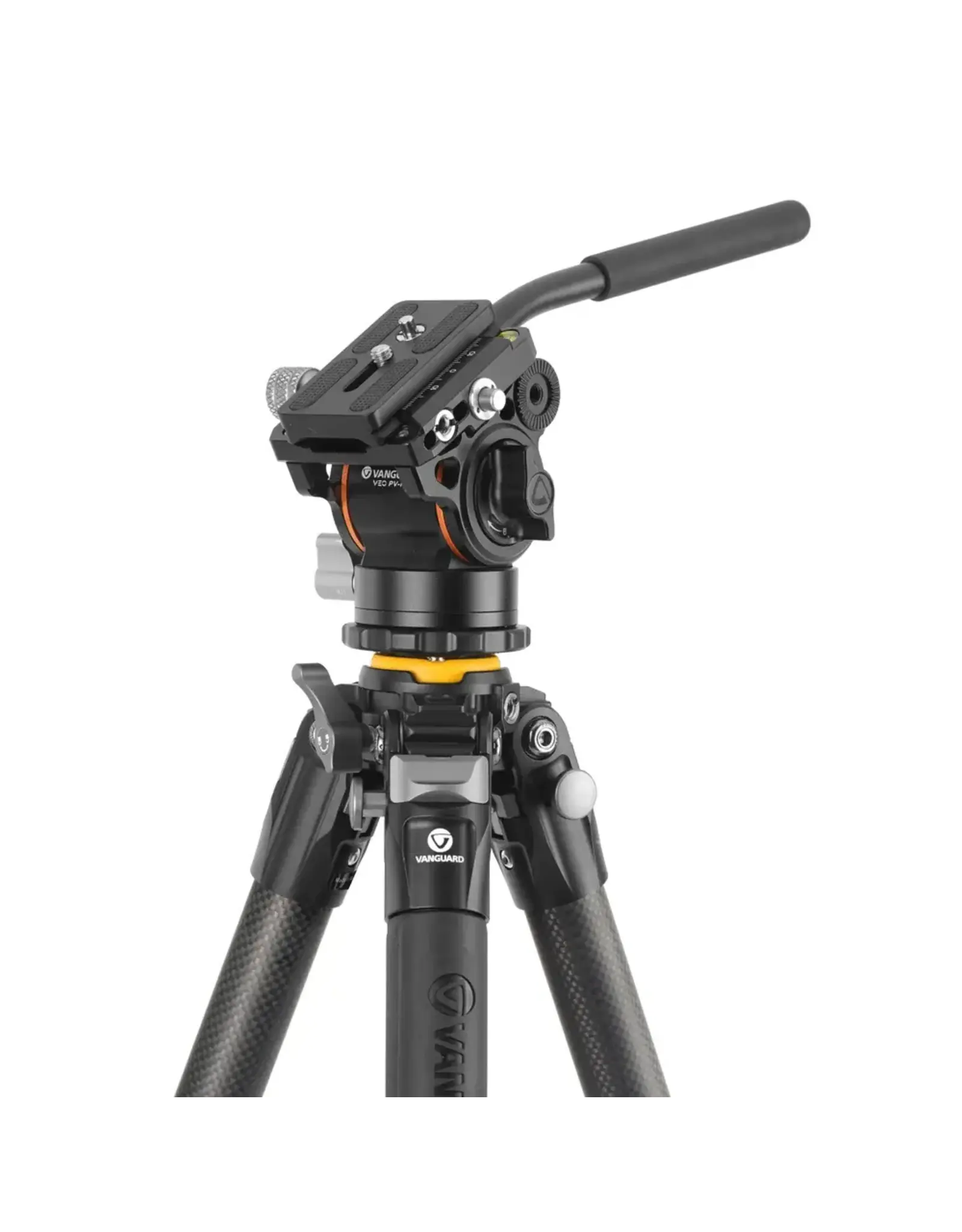 Vanguard Carbon FIber Video Tripod with VEO PV-14 Video Head with Counter Balance, QS-71P