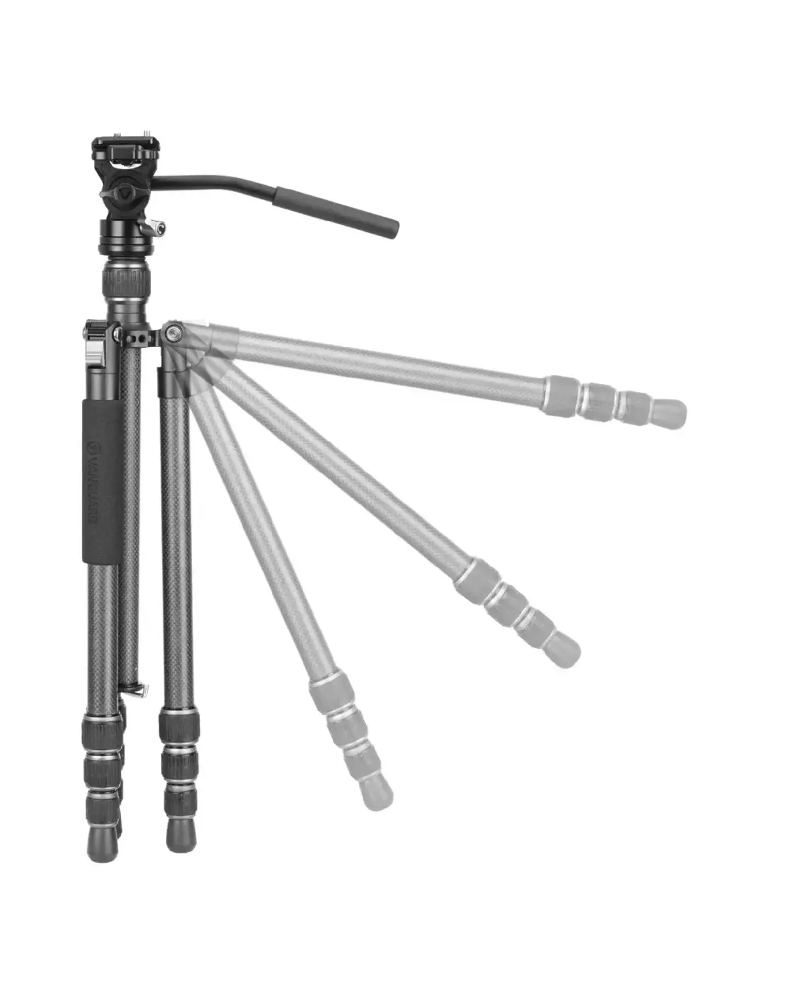 Vanguard Vanguard Vesta GO 234 CV10 Carbon Travel Tripod w/ Counterbalancing Video Head