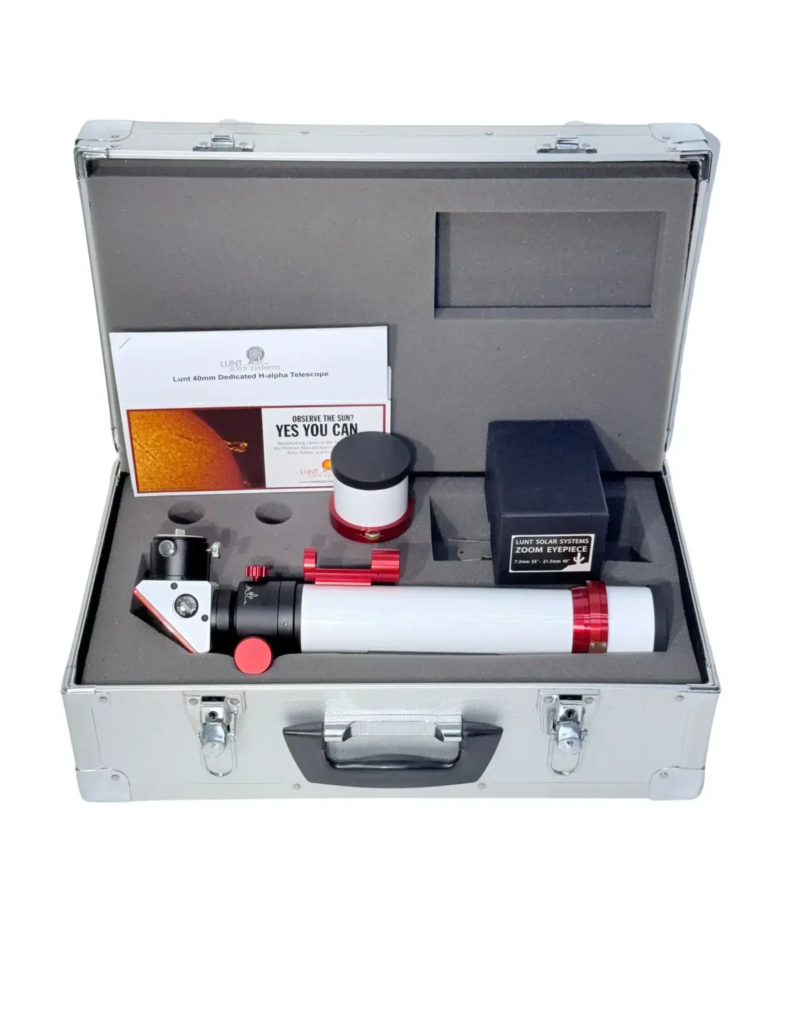 Lunt Lunt LS40THa Premium Kit - 40mm Dedicated H-Alpha Solar Telescope