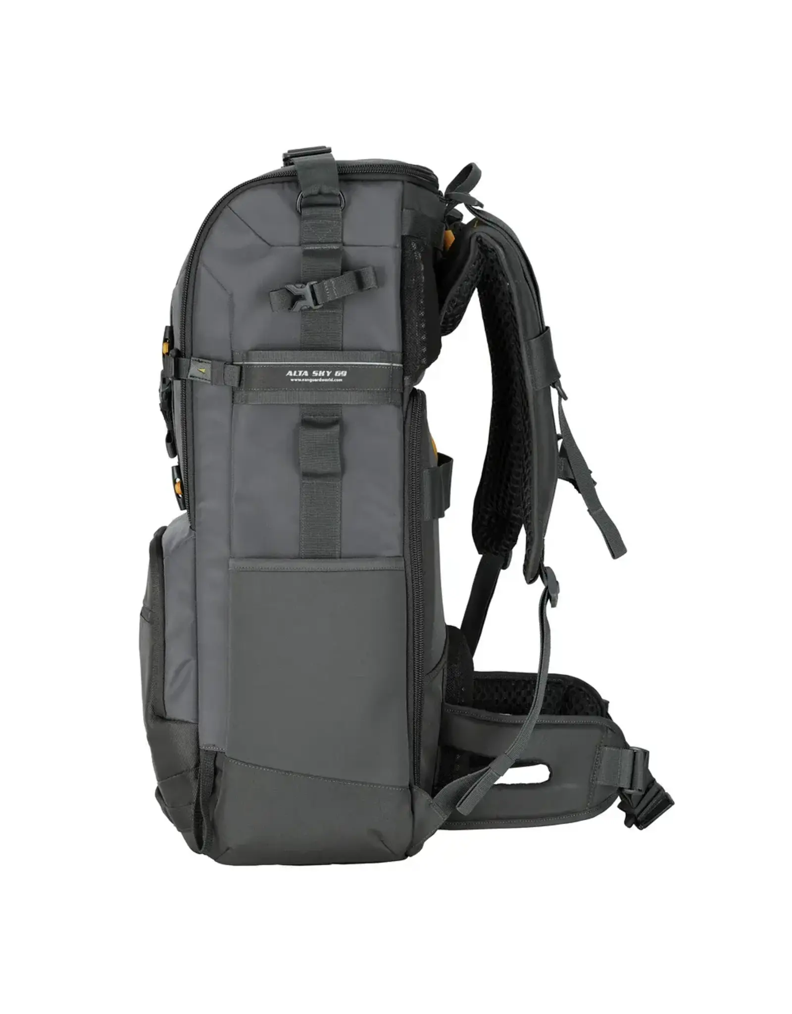 Vanguard Vanguard ALTA SKY 69 Professional Super-Telephoto Camera Backpack – Fits Up to 1200mm Attached, 17" Laptop & 13" Tablet Storage, 49L Capacity