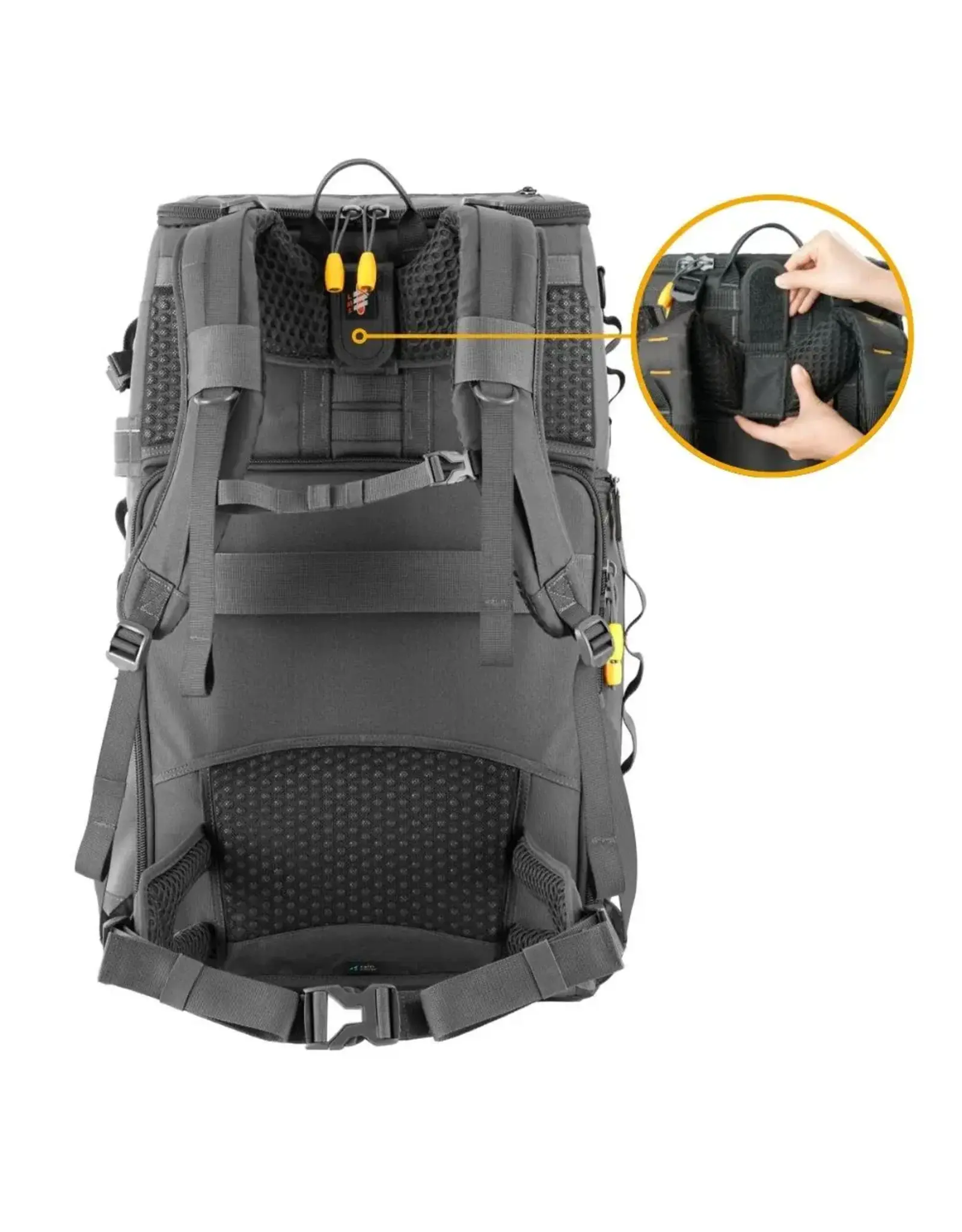 Vanguard Vanguard ALTA SKY 69 Professional Super-Telephoto Camera Backpack – Fits Up to 1200mm Attached, 17" Laptop & 13" Tablet Storage, 49L Capacity