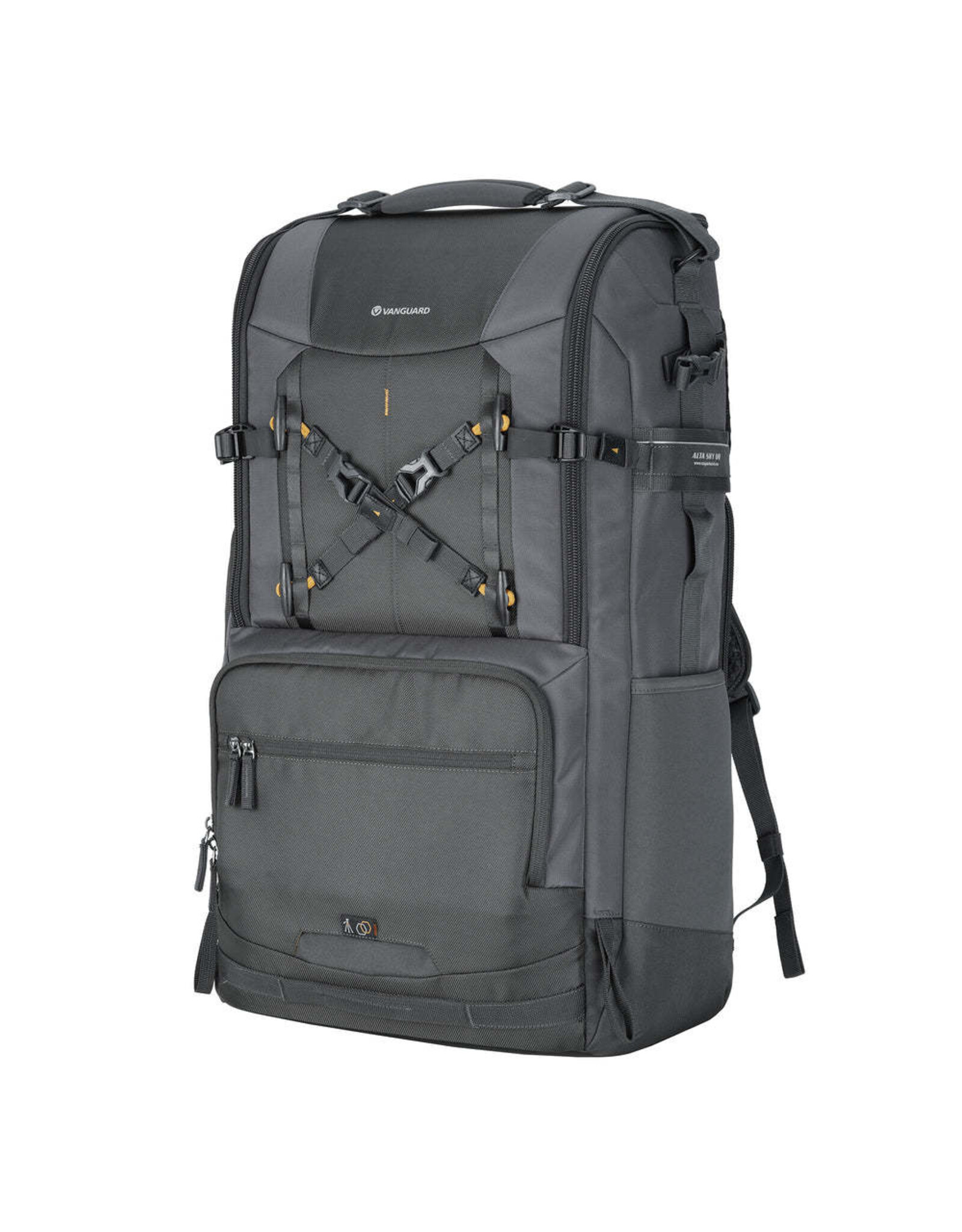 Vanguard Vanguard ALTA SKY 69 Professional Super-Telephoto Camera Backpack – Fits Up to 1200mm Attached, 17" Laptop & 13" Tablet Storage, 49L Capacity