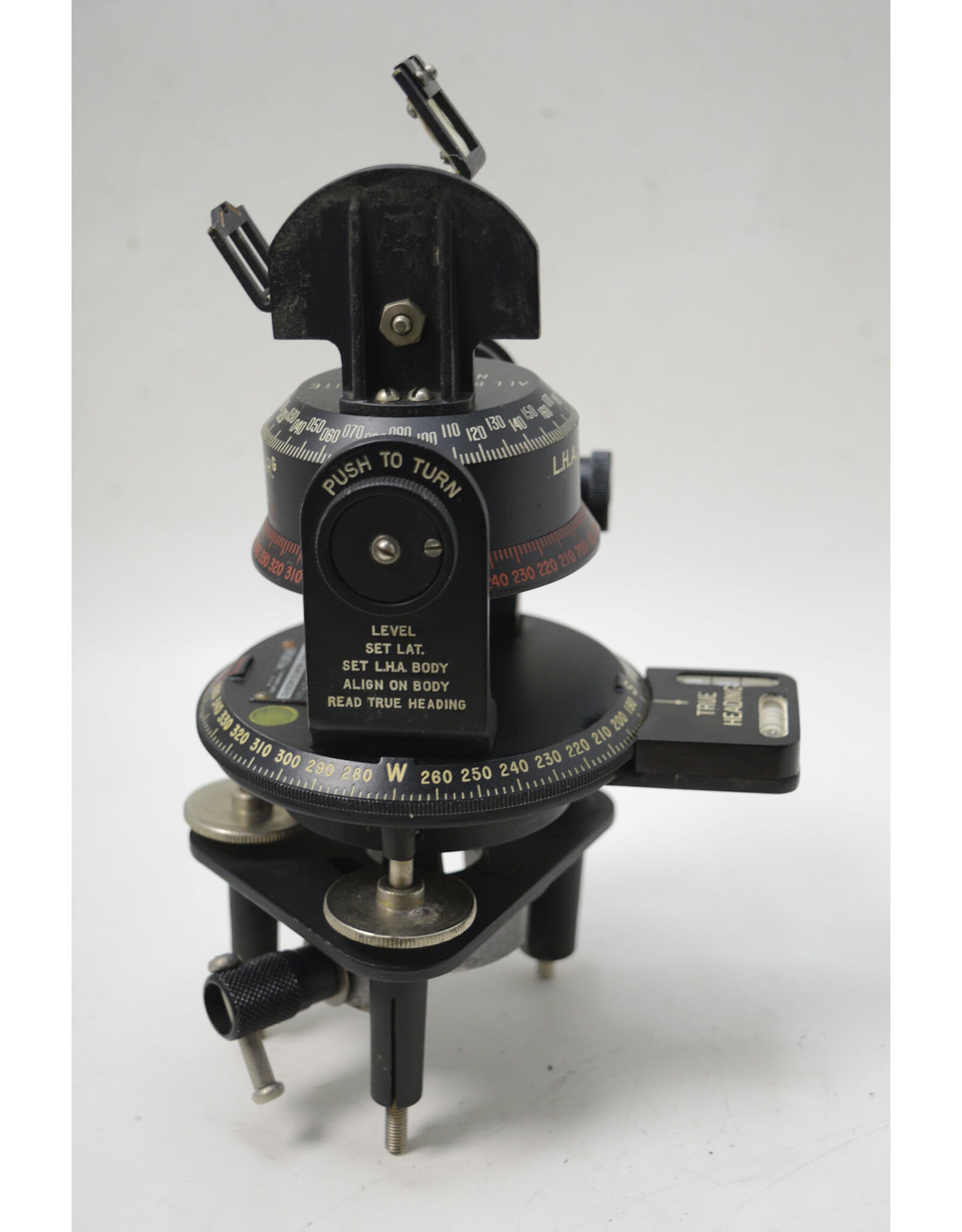 WWII High Latitude Compass Astro-Compass MKII made by Sperti