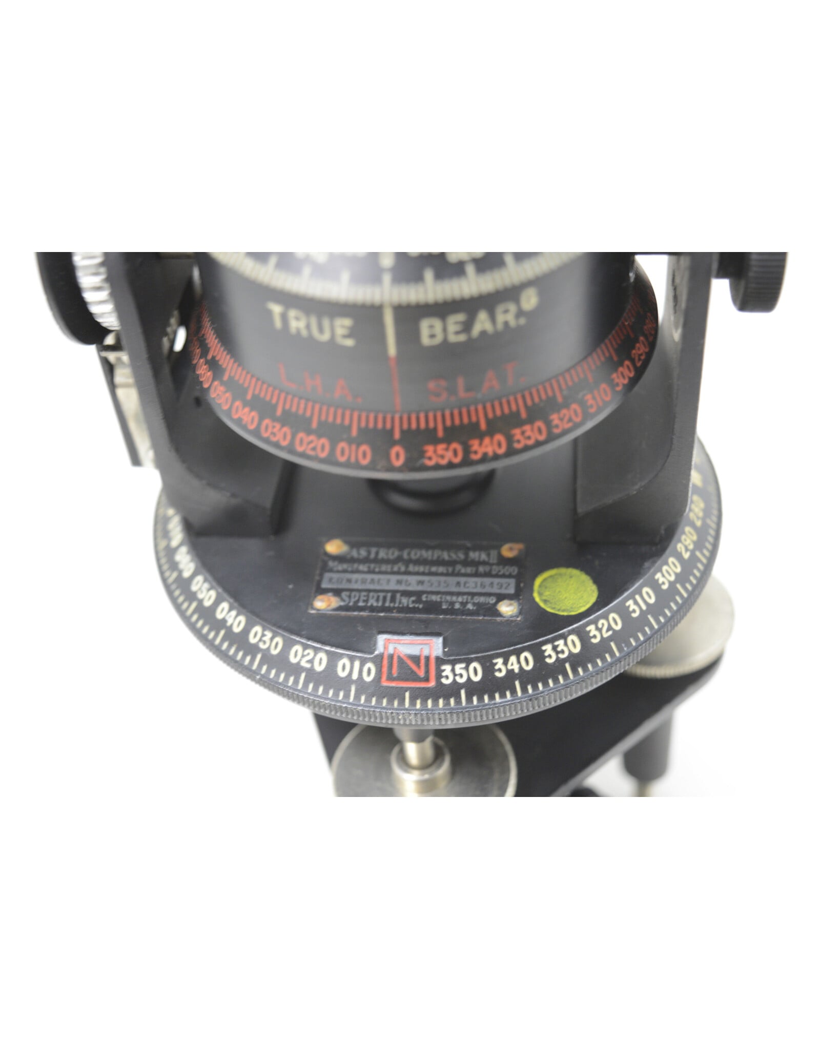 WWII High Latitude Compass Astro-Compass MKII made by Sperti