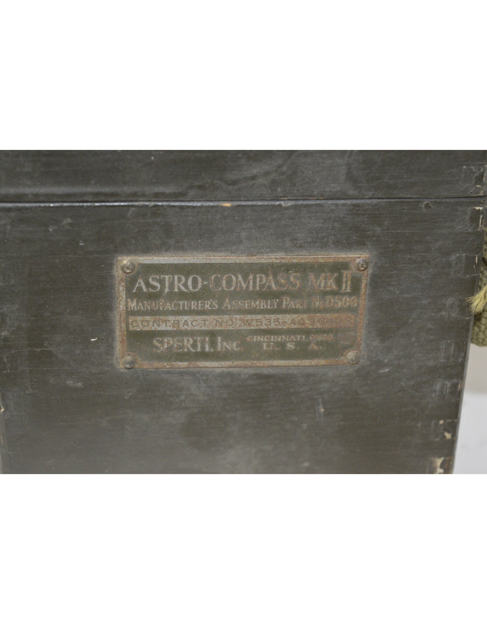 WWII High Latitude Compass Astro-Compass MKII made by Sperti