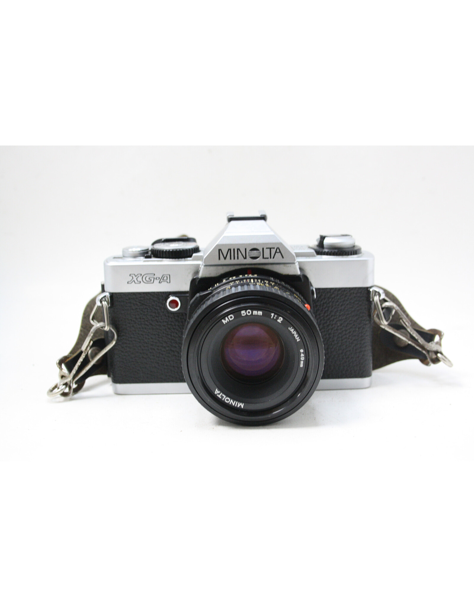Konica Minolta Minolta XG-A 35mm Film SLR with Minolta Rokkor MD 50mm f2 Lens (Pre-owned)