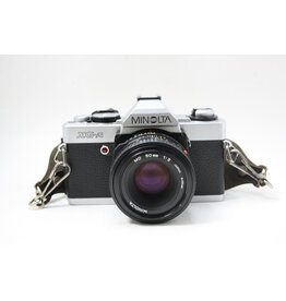 Konica Minolta Minolta XG-A 35mm Film SLR with Minolta Rokkor MD 50mm f2 Lens (Pre-owned)