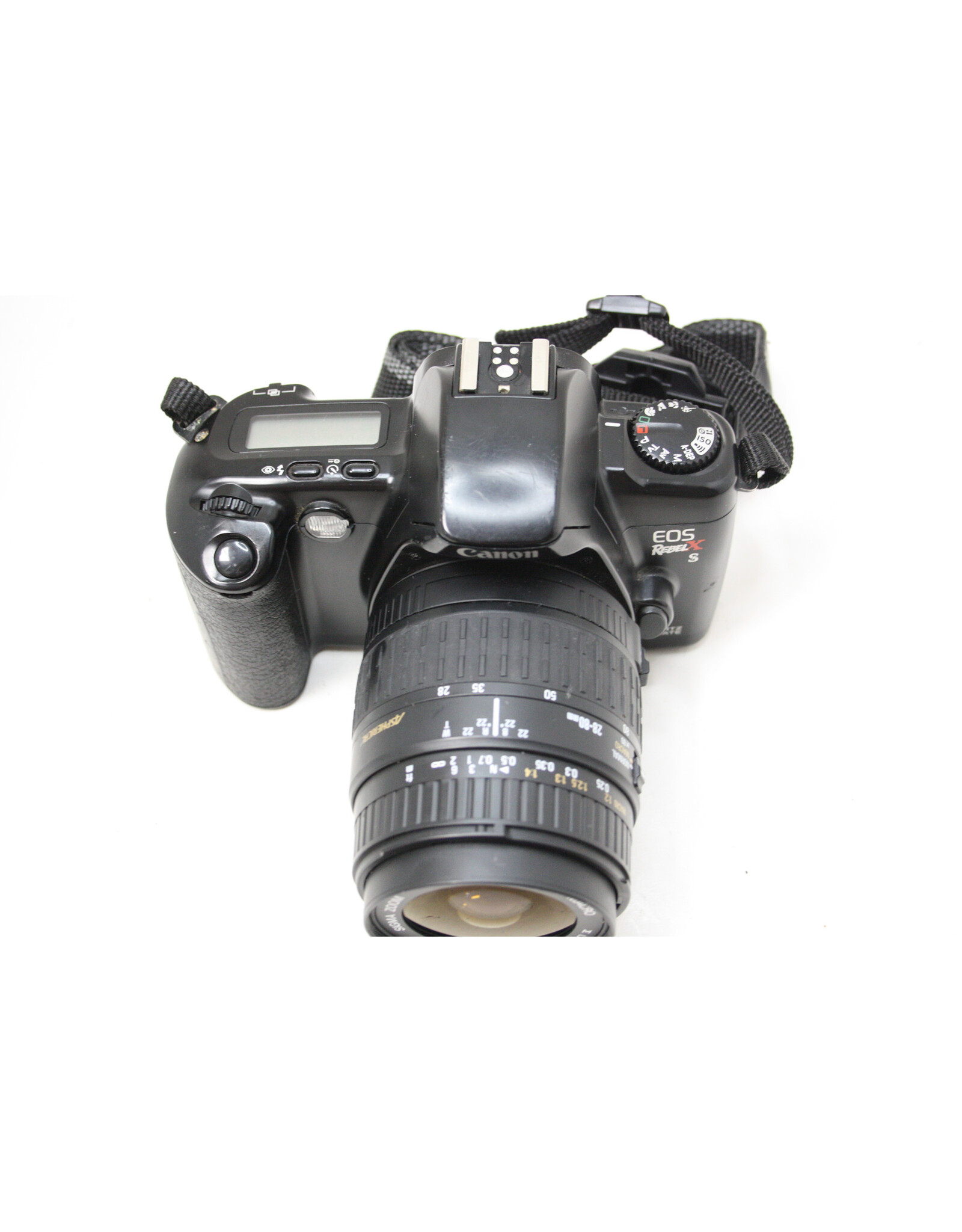 Canon EOS Rebel XS QD FILM SLR with Sigma Asph 28-80mm Lens (Pre-owned)