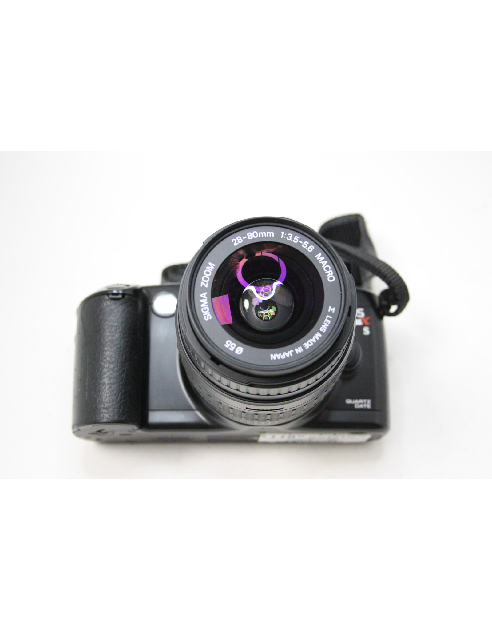 Canon EOS Rebel XS QD FILM SLR with Sigma Asph 28-80mm Lens (Pre-owned)