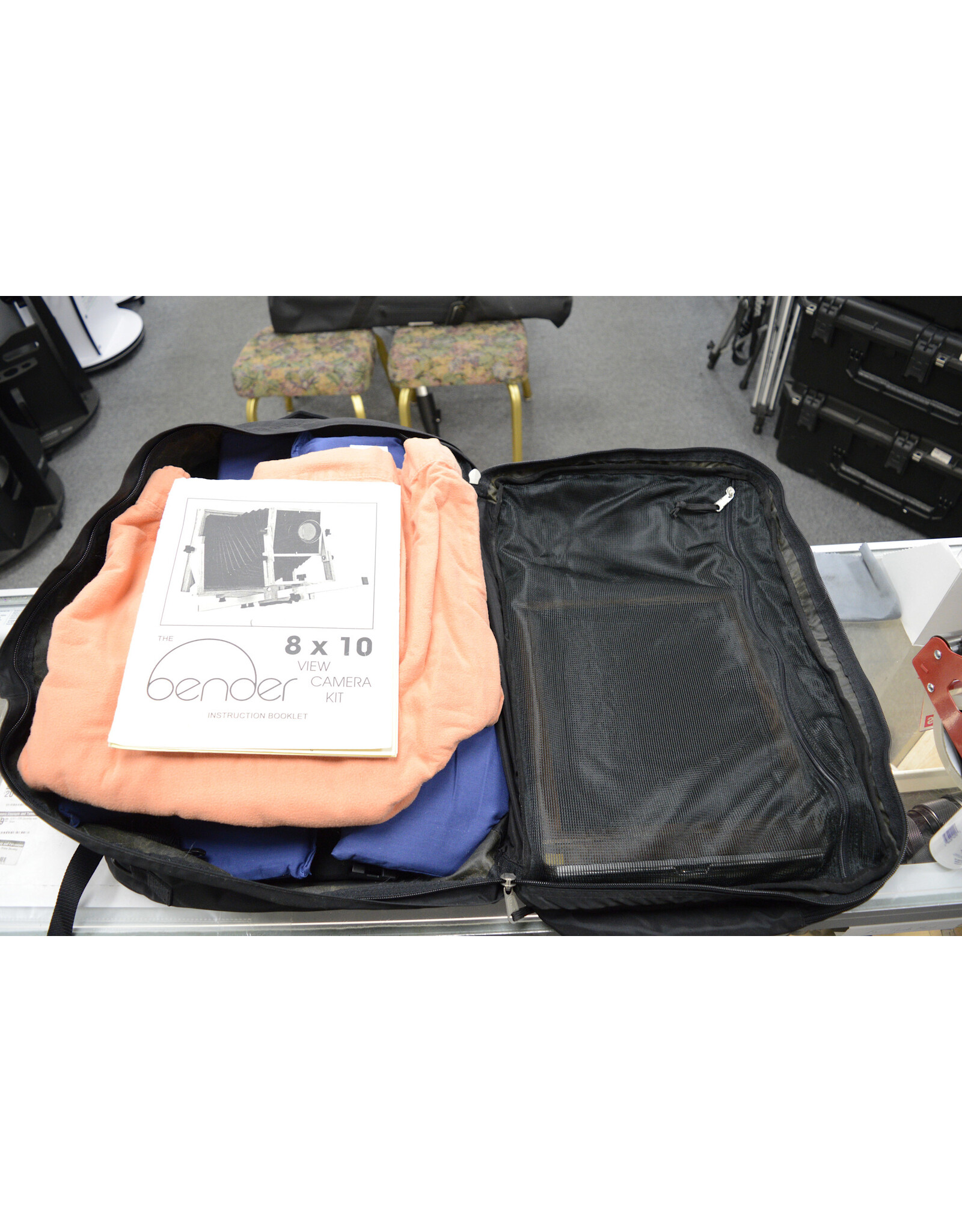 Bender COMPLETE BENDER 8x10 VIEW CAMERA SYSTEM/NIKKOR LENS/BOGEN TRIPOD AND CASES! (KIT)