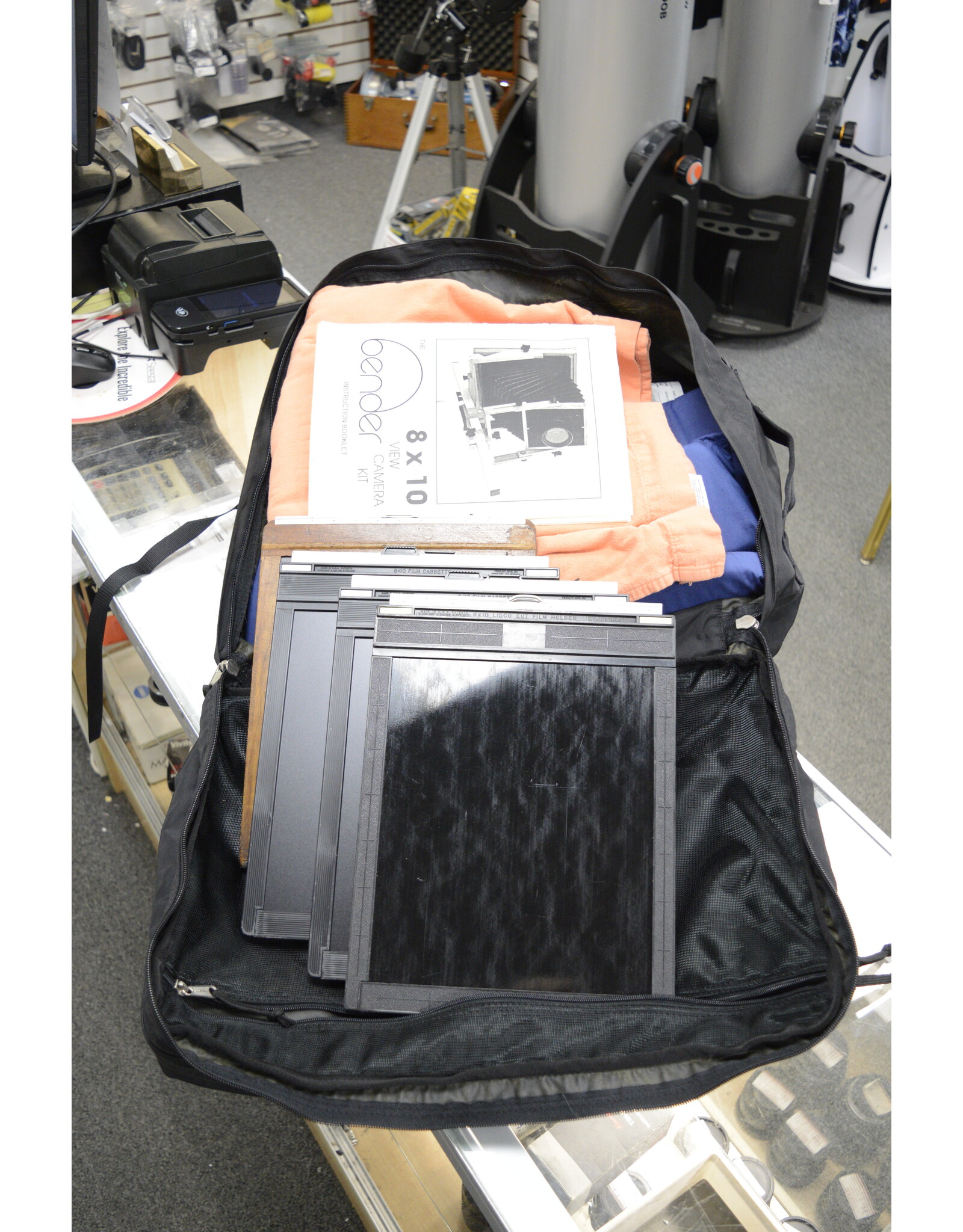 Bender [MINT!] Bender 8x10 View Camera Body Only  with Case , Film Holders and FRESH FILM LOADED! (Pre-owned)