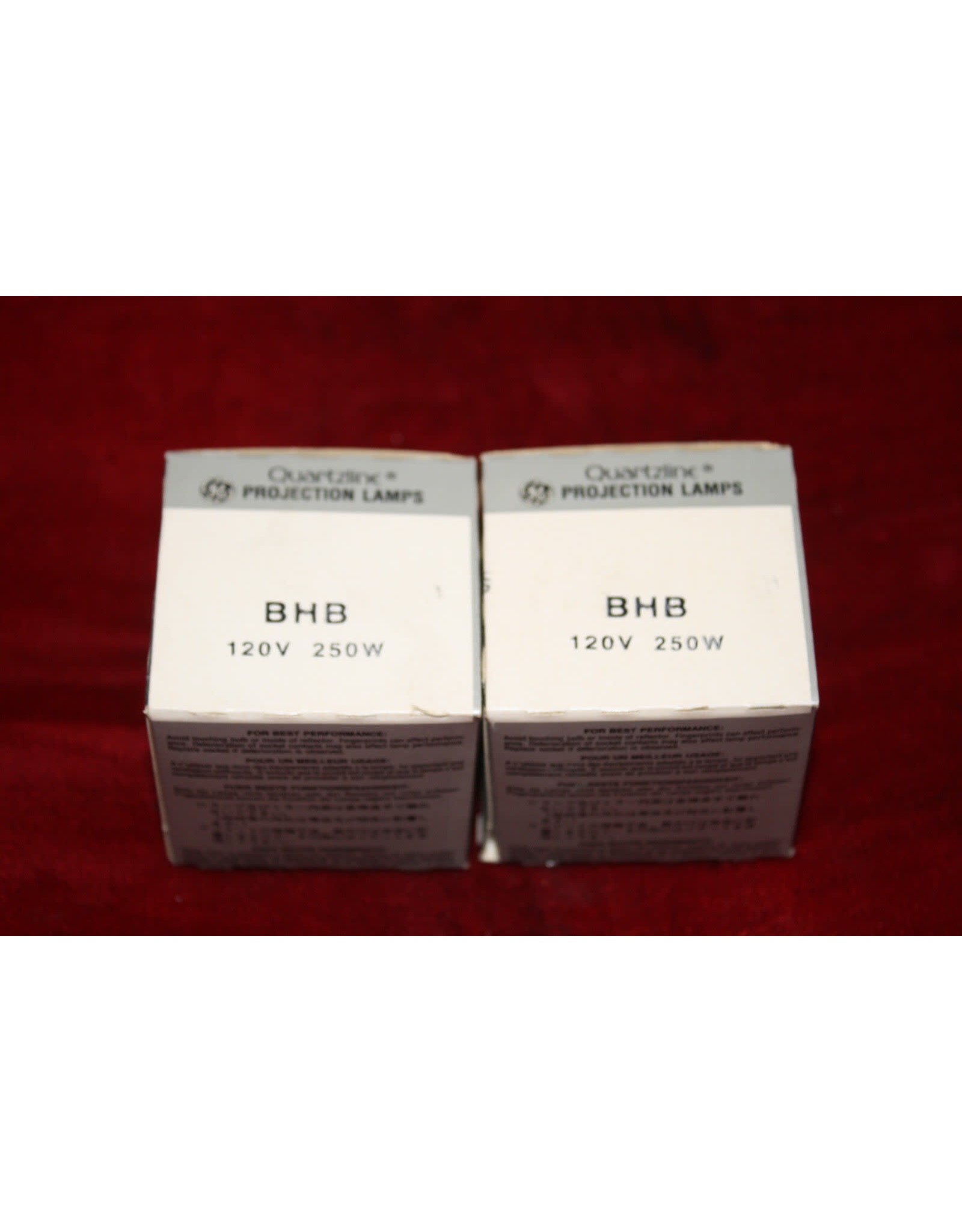 GE BHB Projector Projection Lamp Bulb 120V 250W PACK OF 2