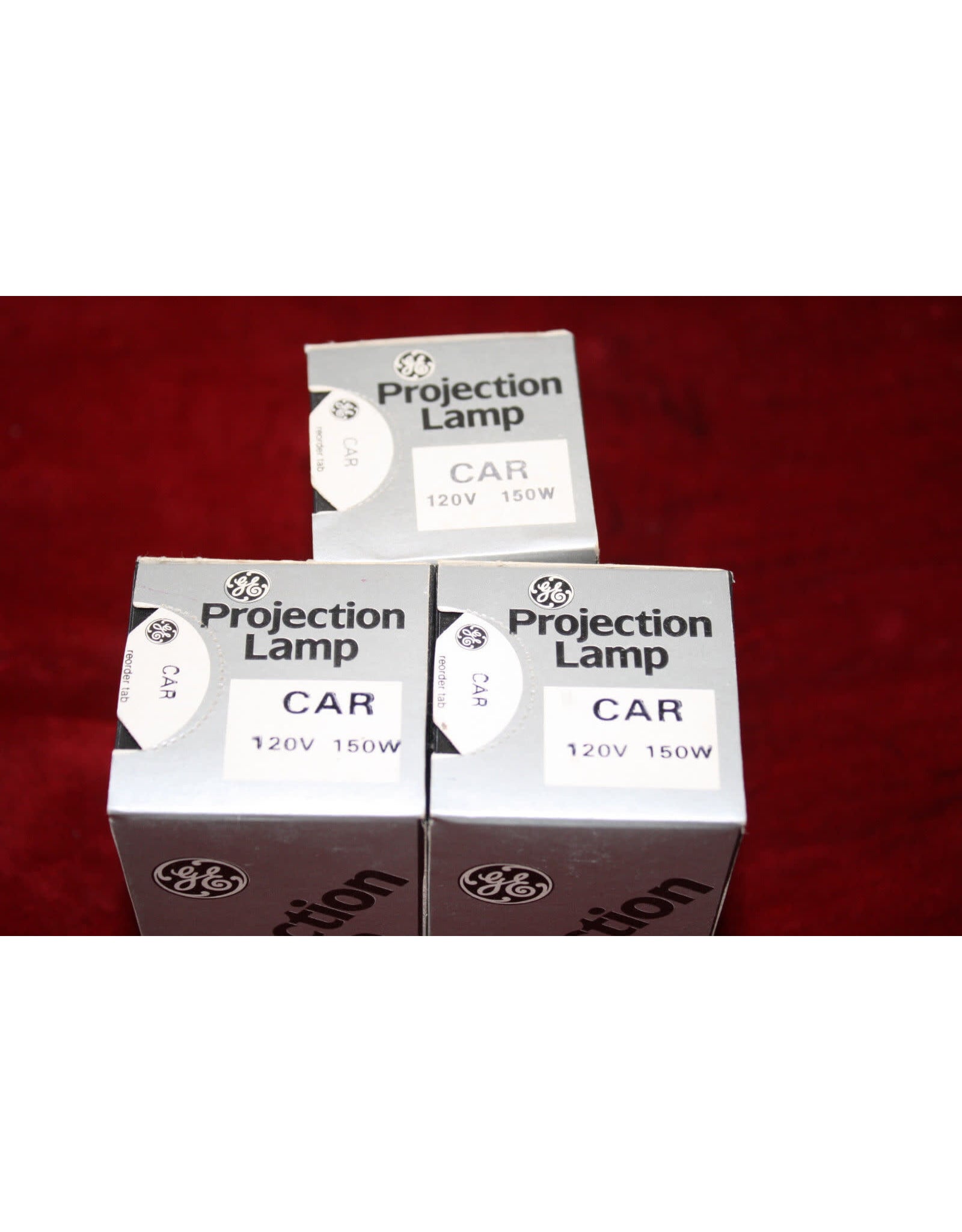 GE CAR Projector Lamp Projection Bulb 120V 150W pack of 3