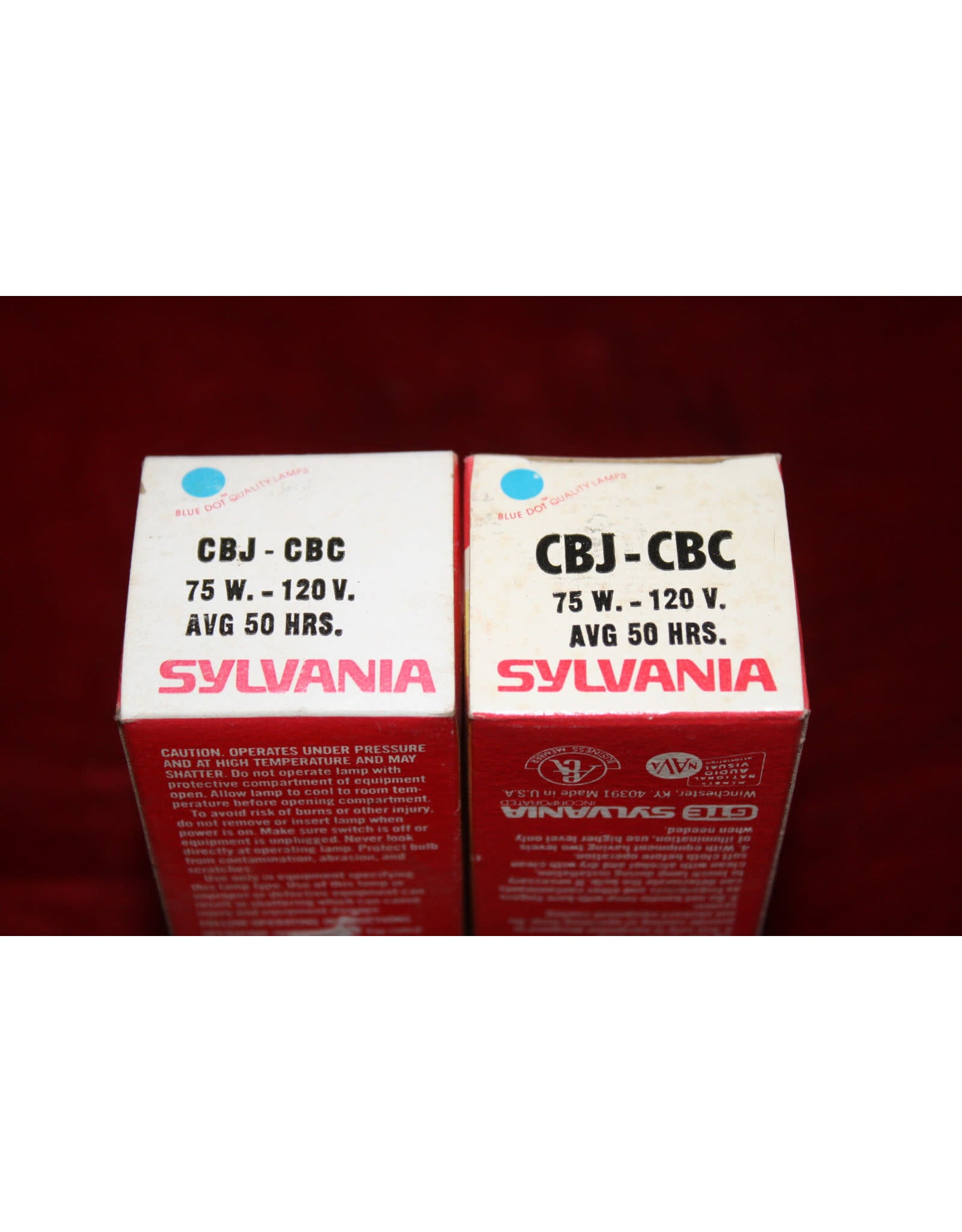 Sylvania CBJ/CBC LAMP 120VOLTS 75WATTS pack of 2