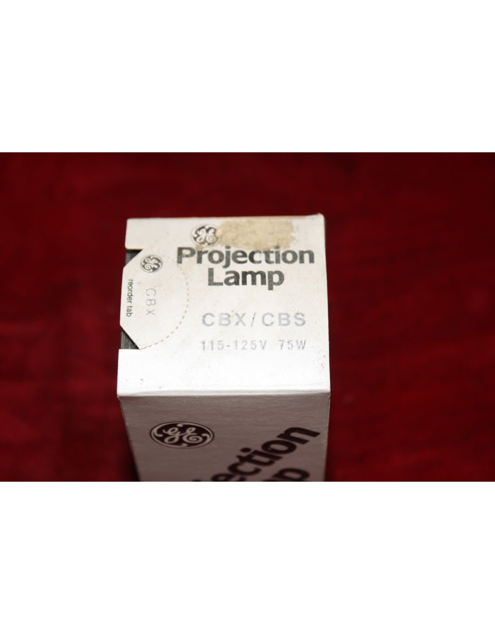 GE CBX/CBS 75 Watt 120 Volt AV Photo Projector Bulb