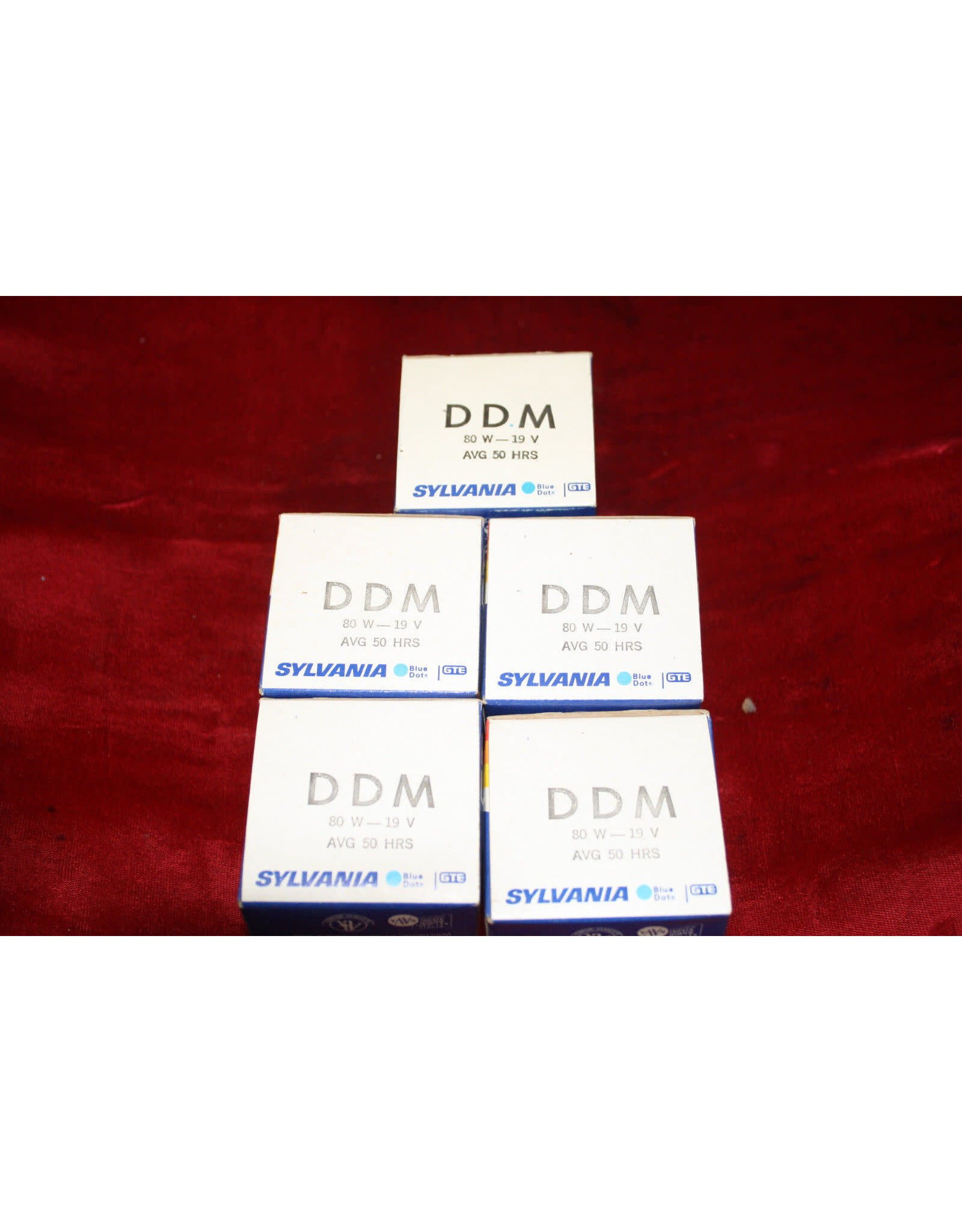 Sylvania DDM 19V 80W projector lamp/bulb pack of 5