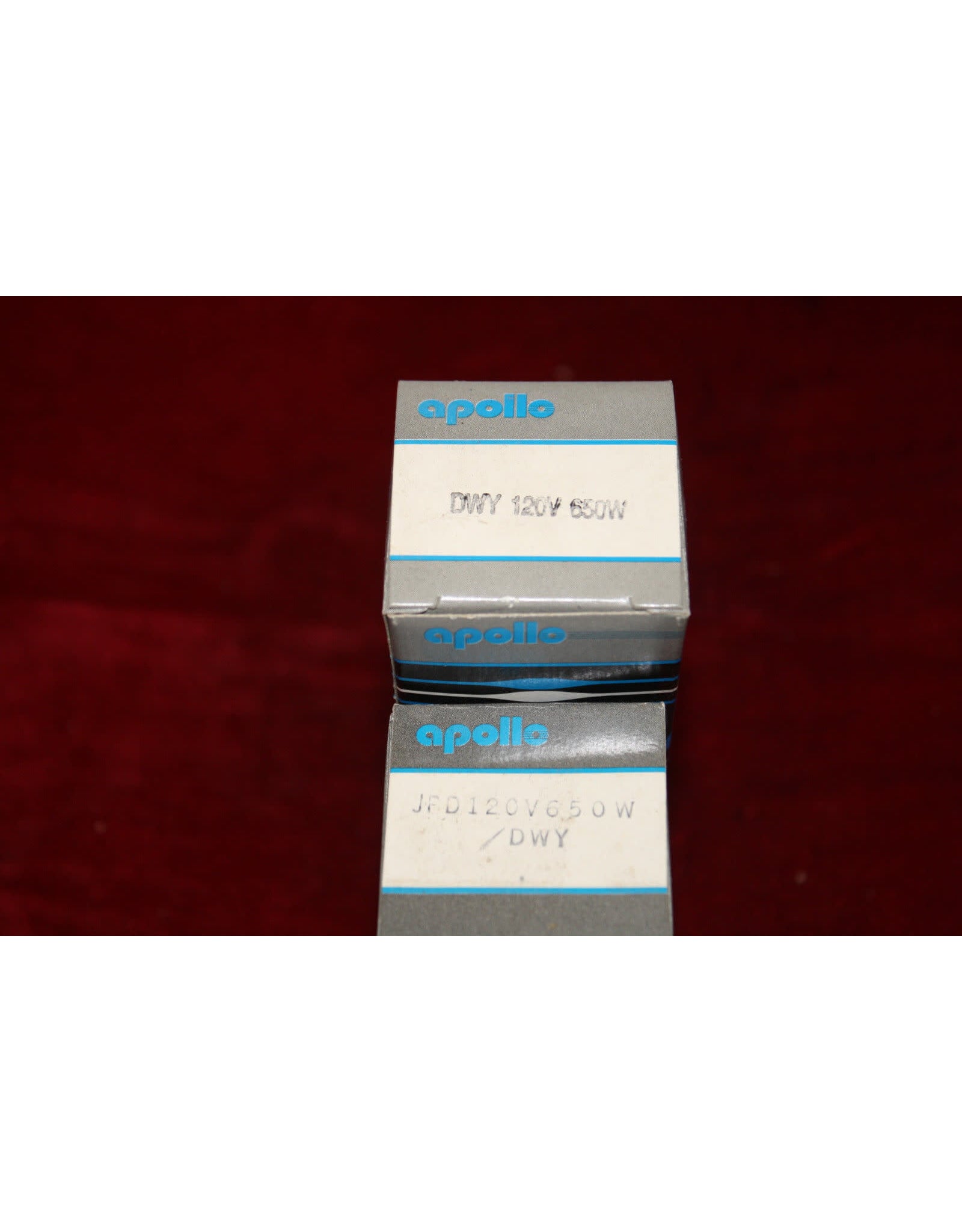 apollo DWY Quartzline Projector Lamp Bulb 120v 650w pack of 2