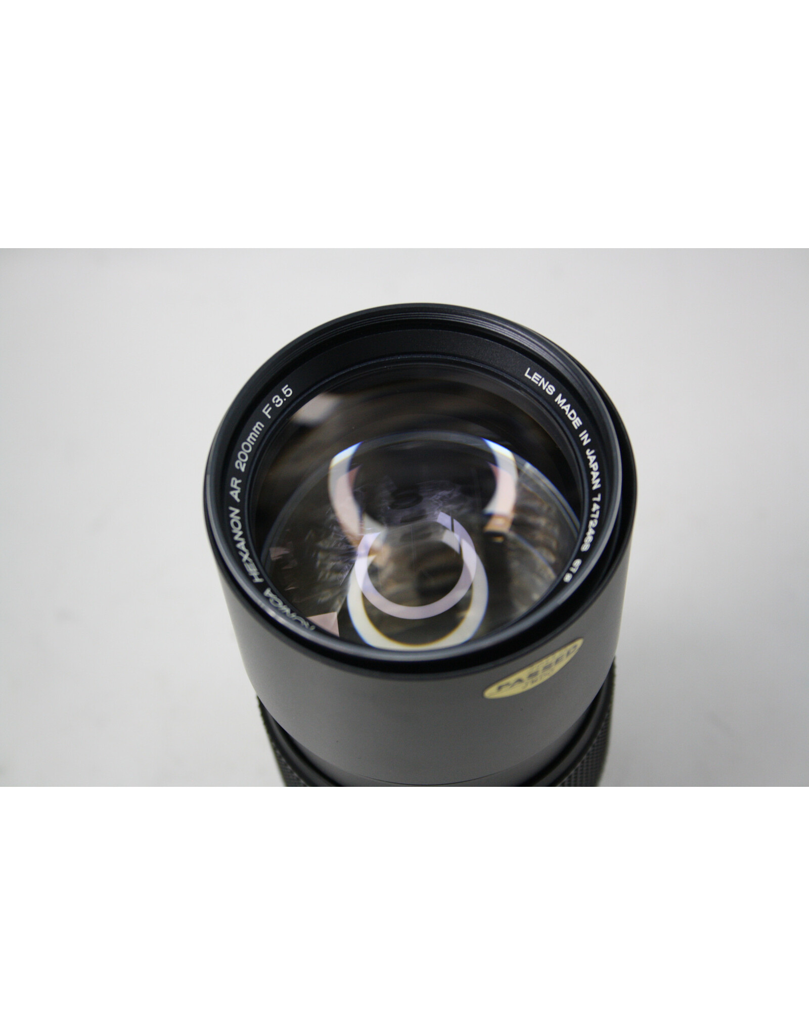 Konica Konica 200mm f/3.5 Zoom lens Hexanon AR mount MF IN BOX MINT!