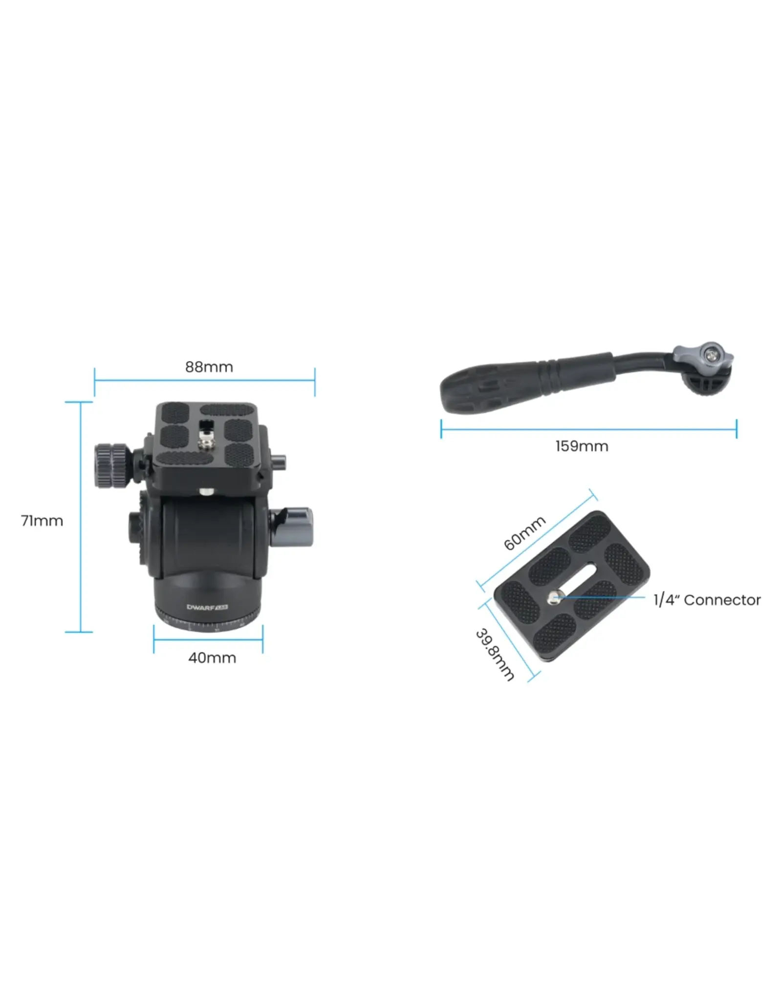 DwarfLab DwarfLab Mini Tripod with Hydraulic Head