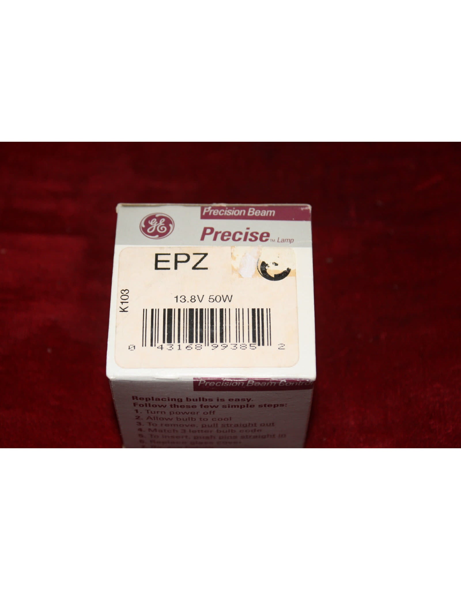 GE EPZ Projector Projection Lamp Bulb 13.8V 50W