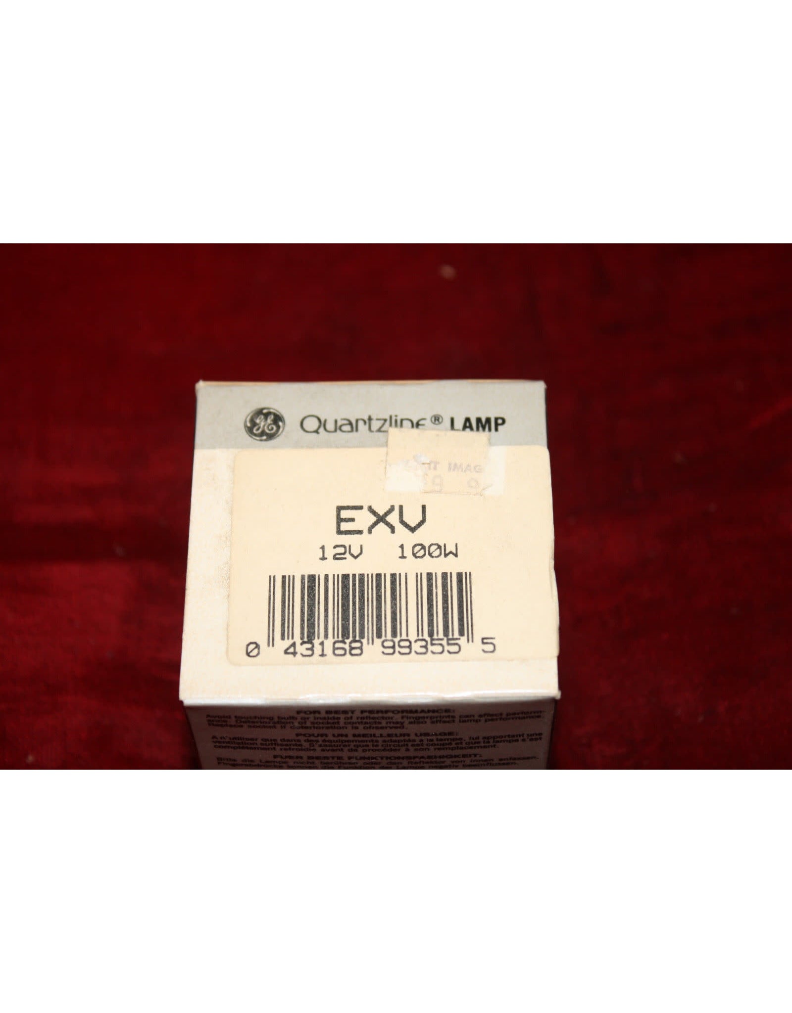 GE EXV Projector Projection Lamp Bulb 12V-100W