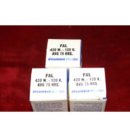 Sylvania FAL Projector Projection Lamp Bulb 120V 420W pack of 3
