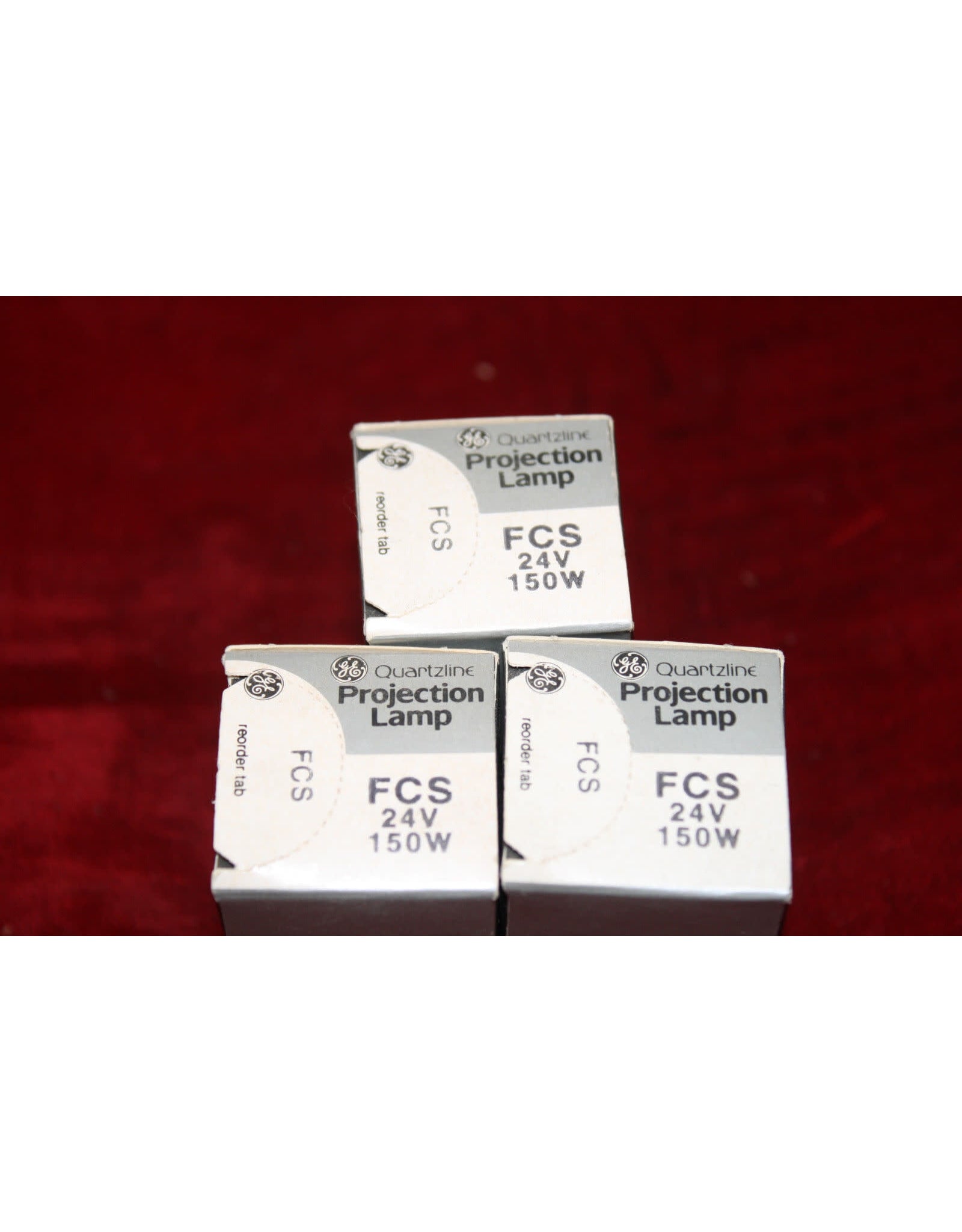 GE FCS 24V 150W 150 WATT Halogen PACK OF 3