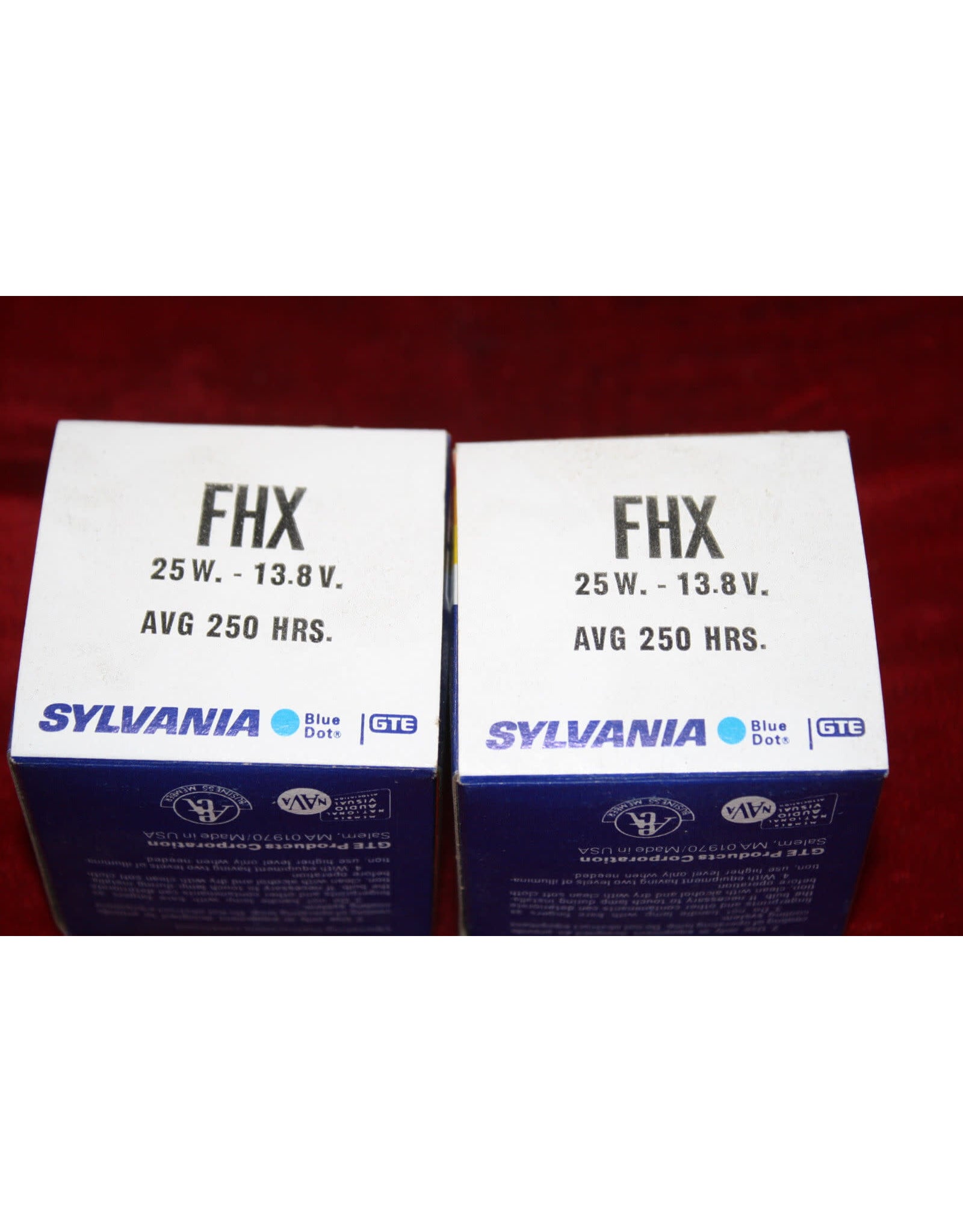 Sylvania FHX Projector Projection Lamp Bulb 25W 13.8V PACK OF 2