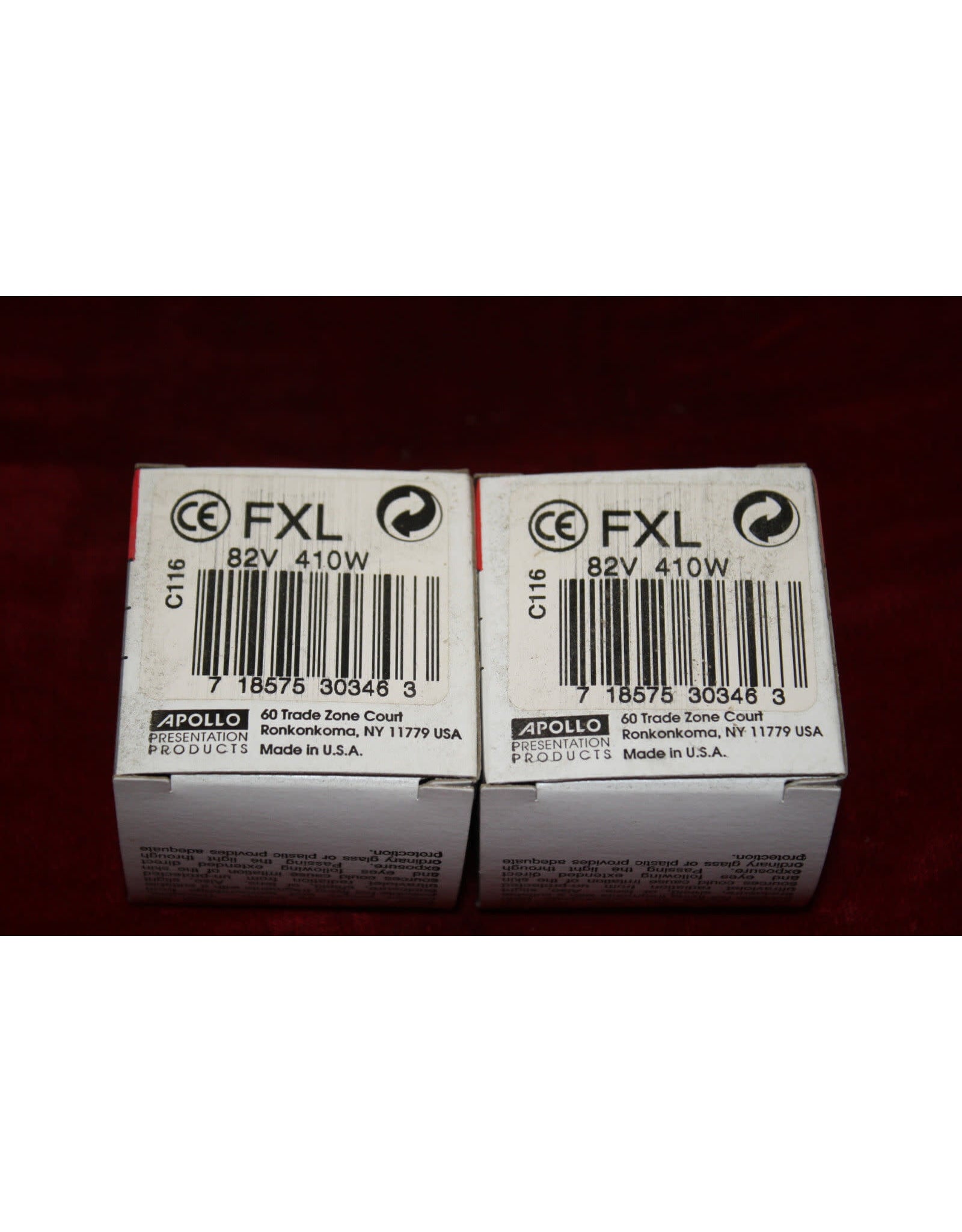 apollo FXL Projector Projection Lamp Bulb 82V 410W (Pack of 2)