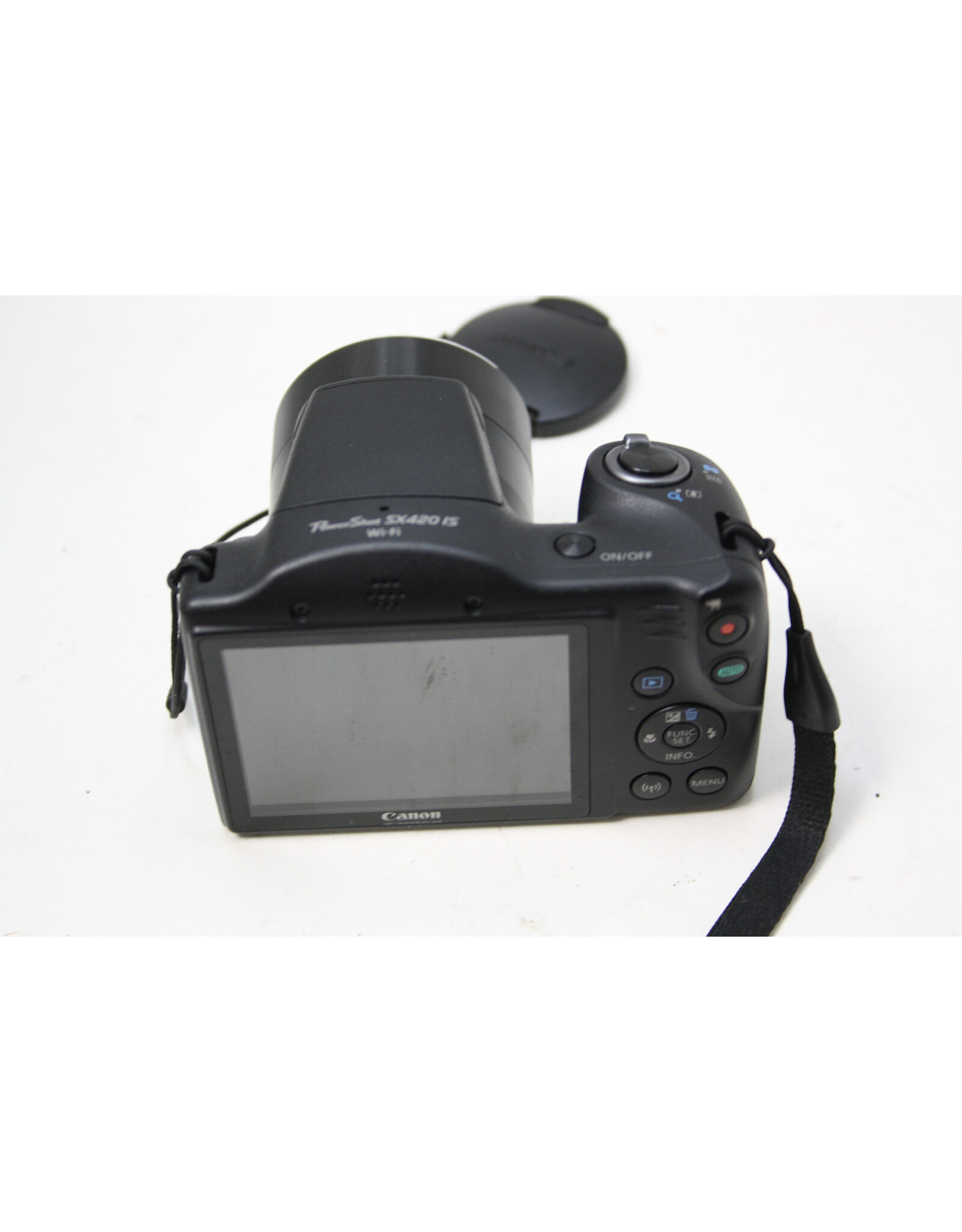Canon PowerShot SX420 IS 20.0 MP Digital Camera - Black (Pre-owned)