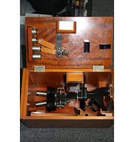 Carl Zeiss Antique  Carl Zeiss Jena  No. 61295 Stereo Microscope and original box with full eyepiece set (Pre-owned)