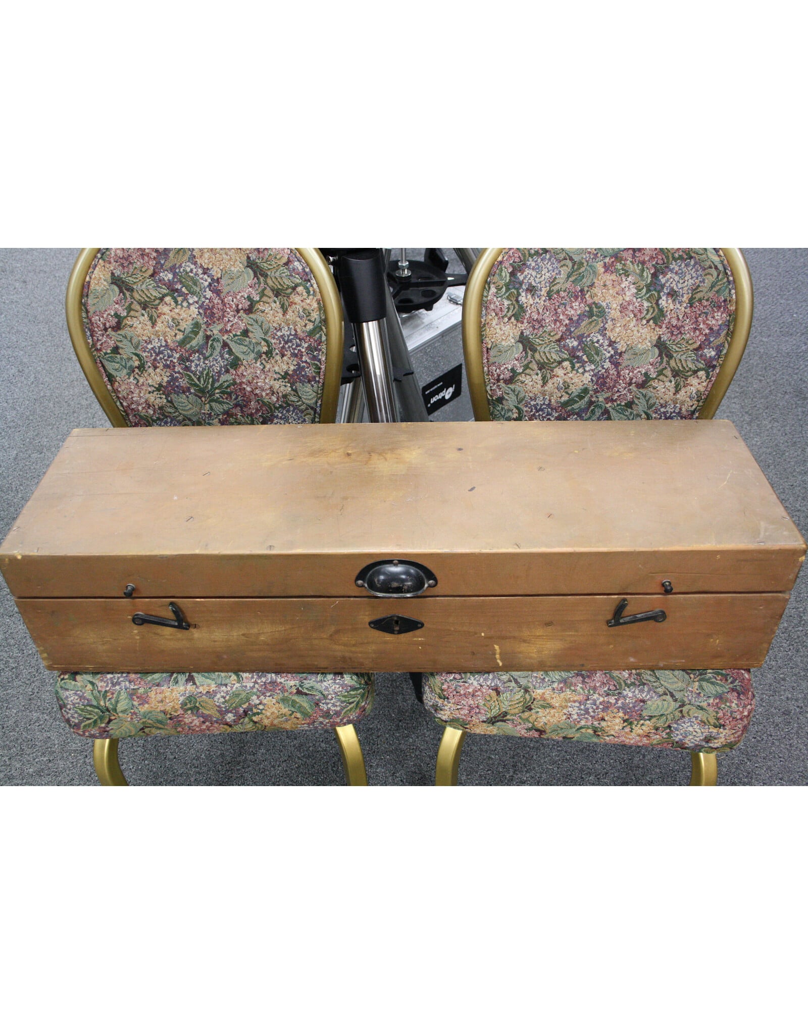 Vintage Carl Zeiss Jena Telementor (?) 63mm Refractor Telescope Serial No. 6670 with Original Alt-Az Slow Motion  Mount and Tripod in Wooden Case