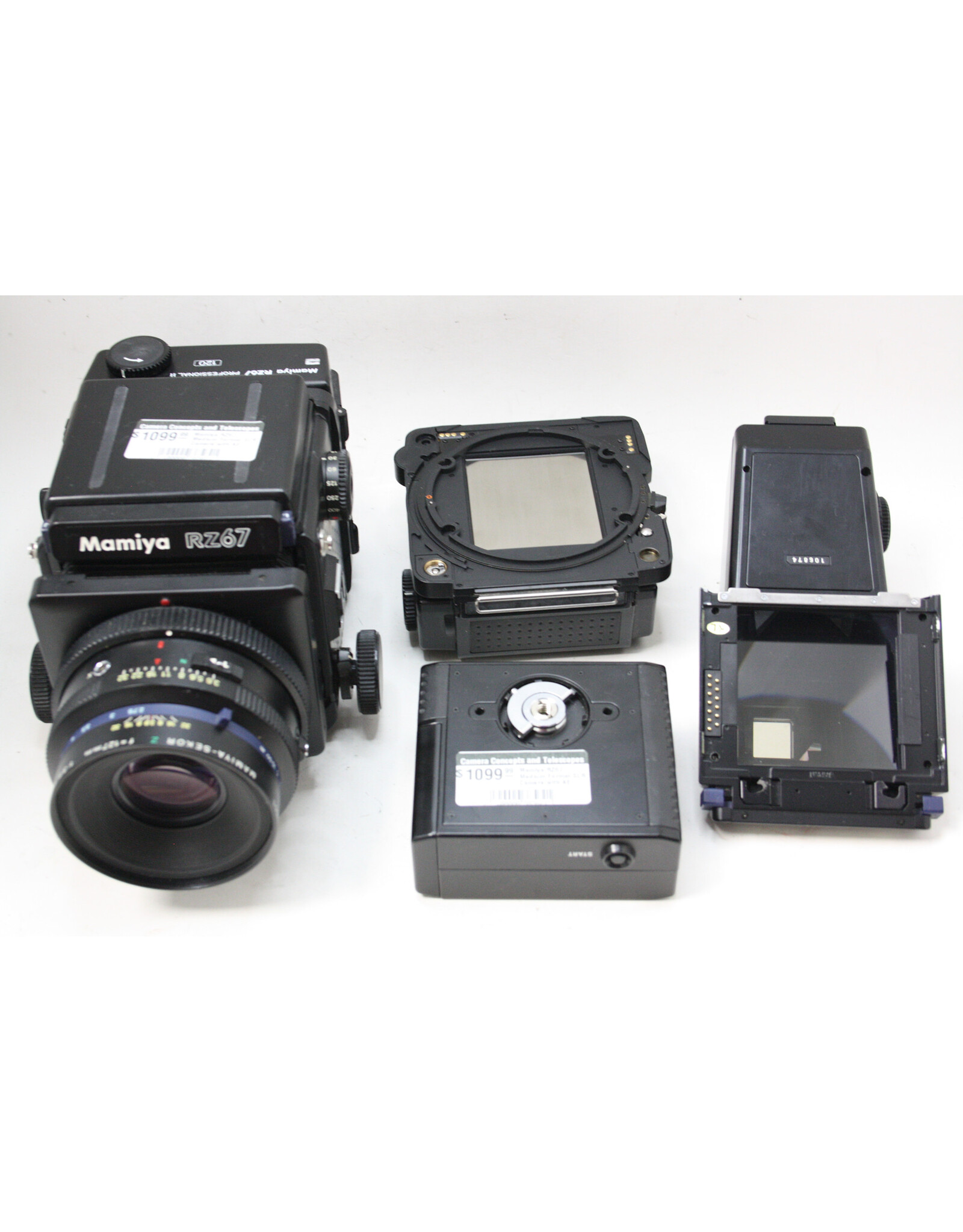Mamiya Mamiya RZ67 Medium Format SLR Camera with AE Prism finder , Waist Level Finder, 120 and 220 Back