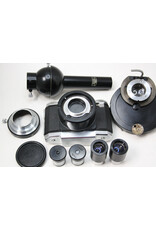 Carl Zeiss Carl Zeiss Winkel Microscope (NICOLAUS BUCHNER) with Zeiss Ikon Microscope Camera and eye pieces (Pre-owned)