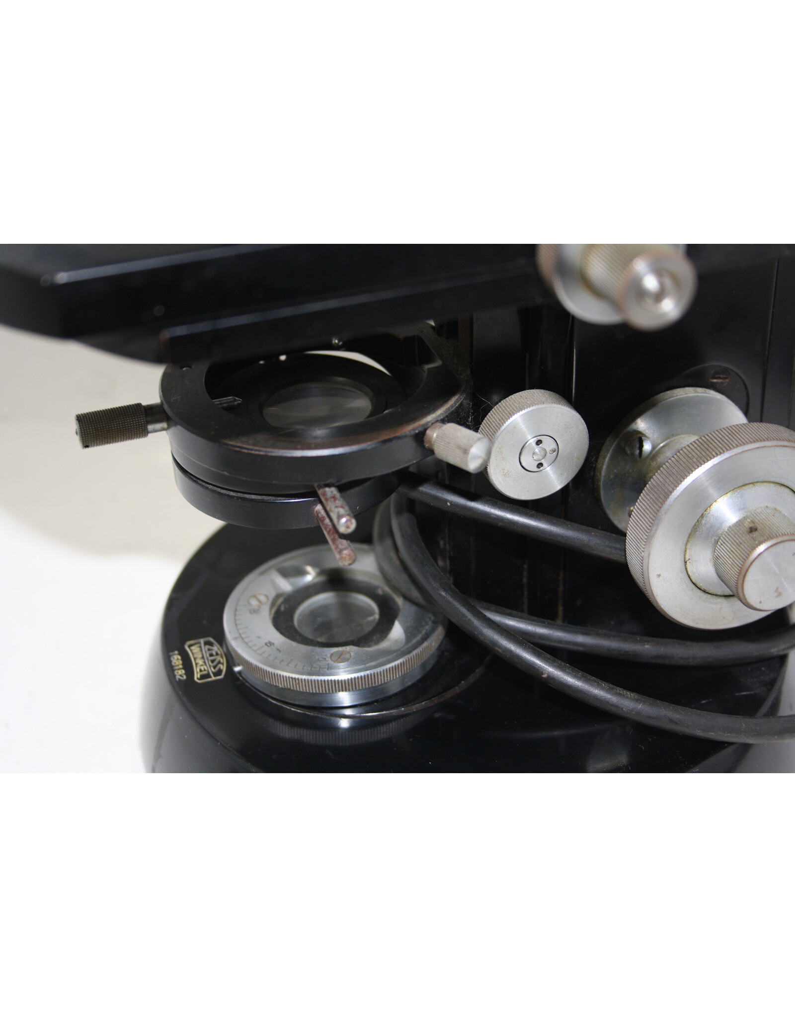 Carl Zeiss Carl Zeiss Winkel Microscope (NICOLAUS BUCHNER) with Zeiss Ikon Microscope Camera and eye pieces (Pre-owned)