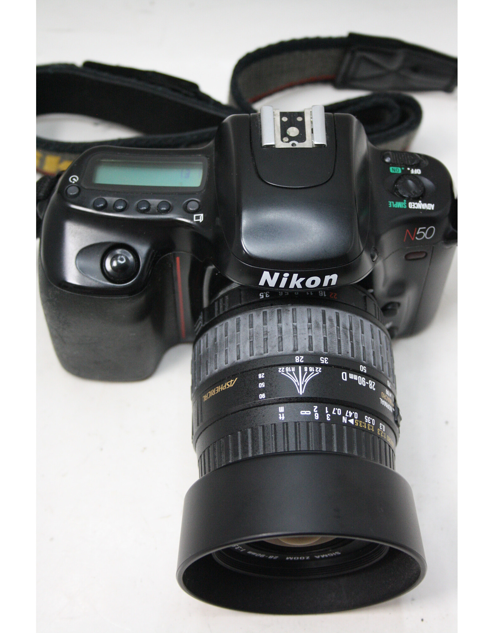 Nikon Nikon N50 35mm AF Film SLR with Sigma 28-90mm Aspherical Len (Pre-owned)
