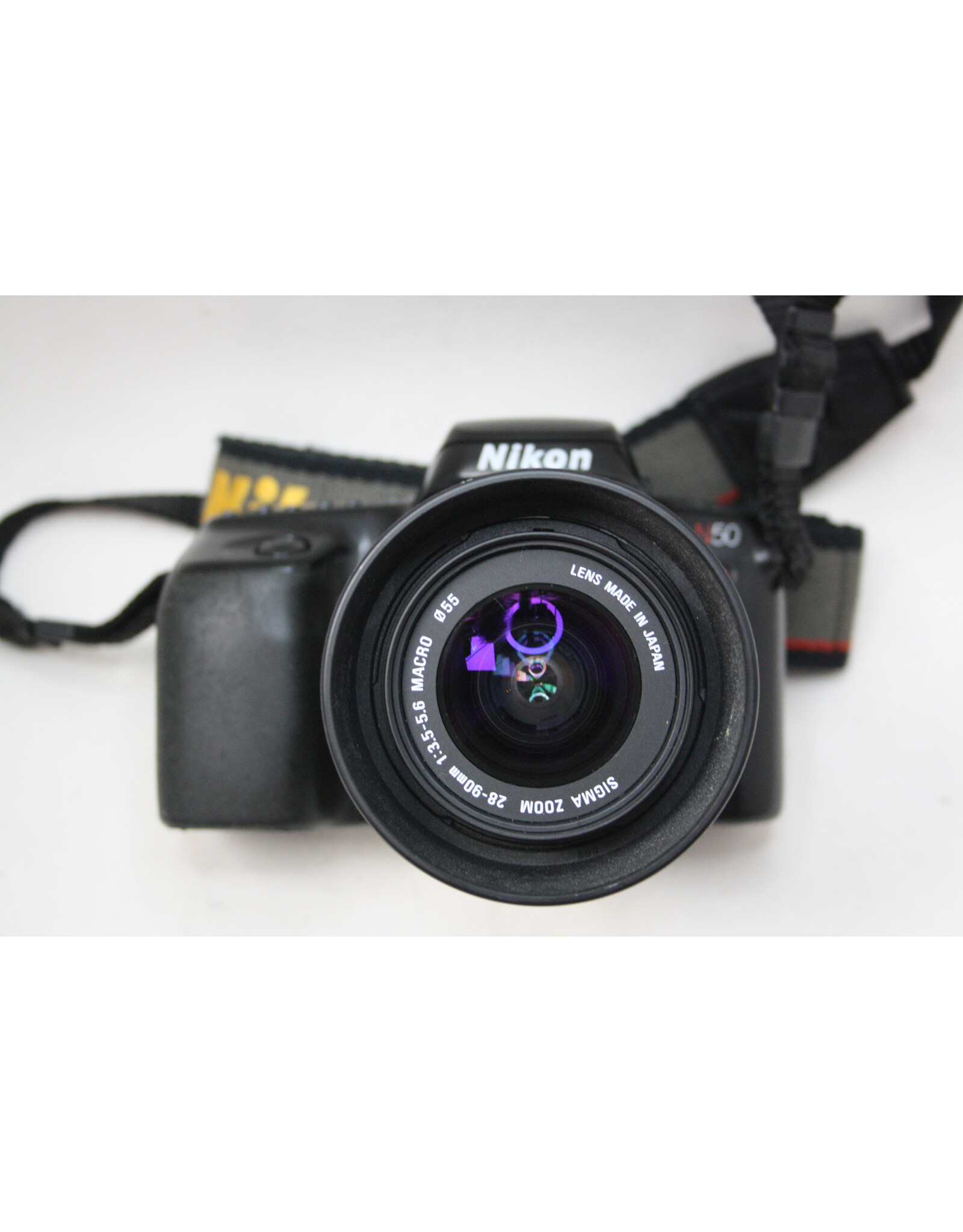 Nikon Nikon N50 35mm AF Film SLR with Sigma 28-90mm Aspherical Len (Pre-owned)
