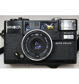 Minolta Minolta Hi-Matic AF2-M 38㎜ f2.8 Point & S 35㎜ Film Camera with Case (Pre-owned)